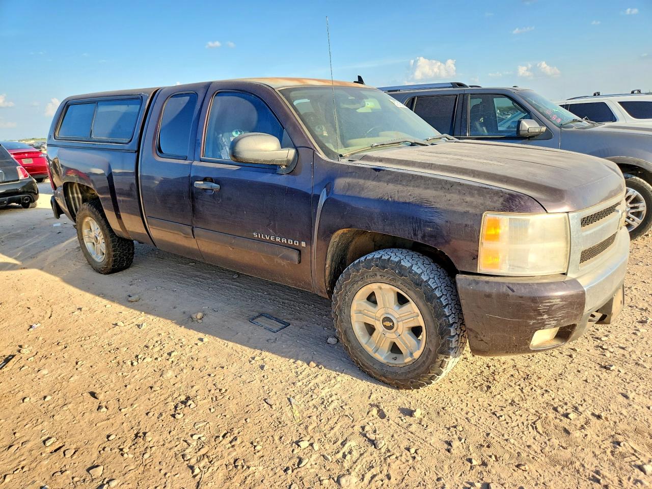 2008 Chevrolet Silverado K1500 Серый vin: 2GCEK19J681231972