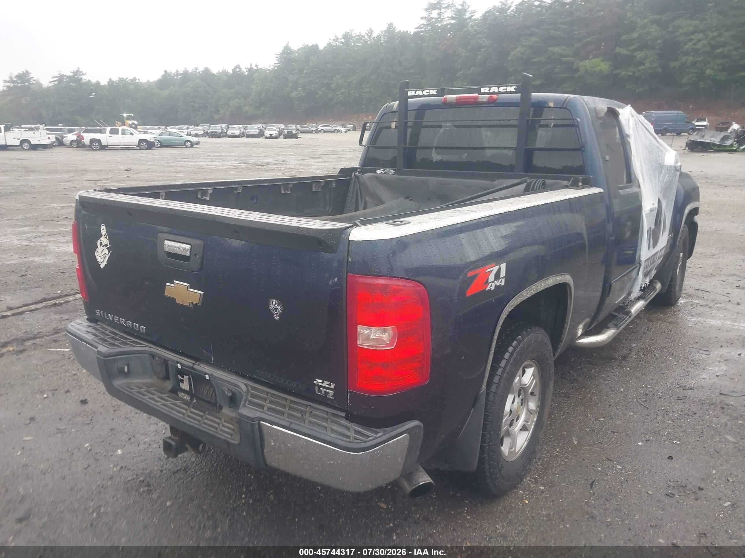 2008 Chevrolet Silverado 1500 Lt1 Синий vin: 2GCEK19J681275325
