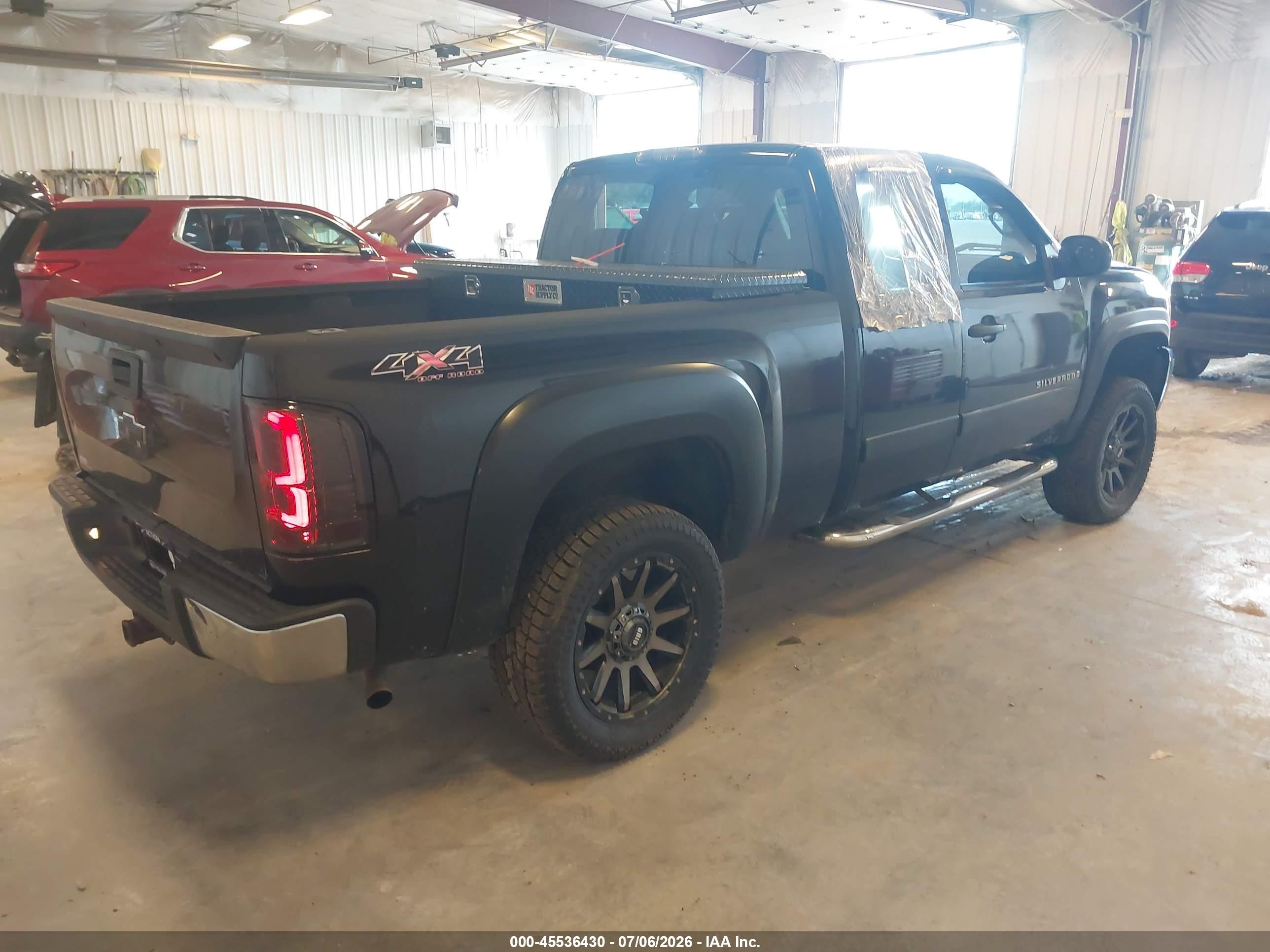 2008 Chevrolet Silverado 1500 Lt1 Black vin: 2GCEK19J681284168