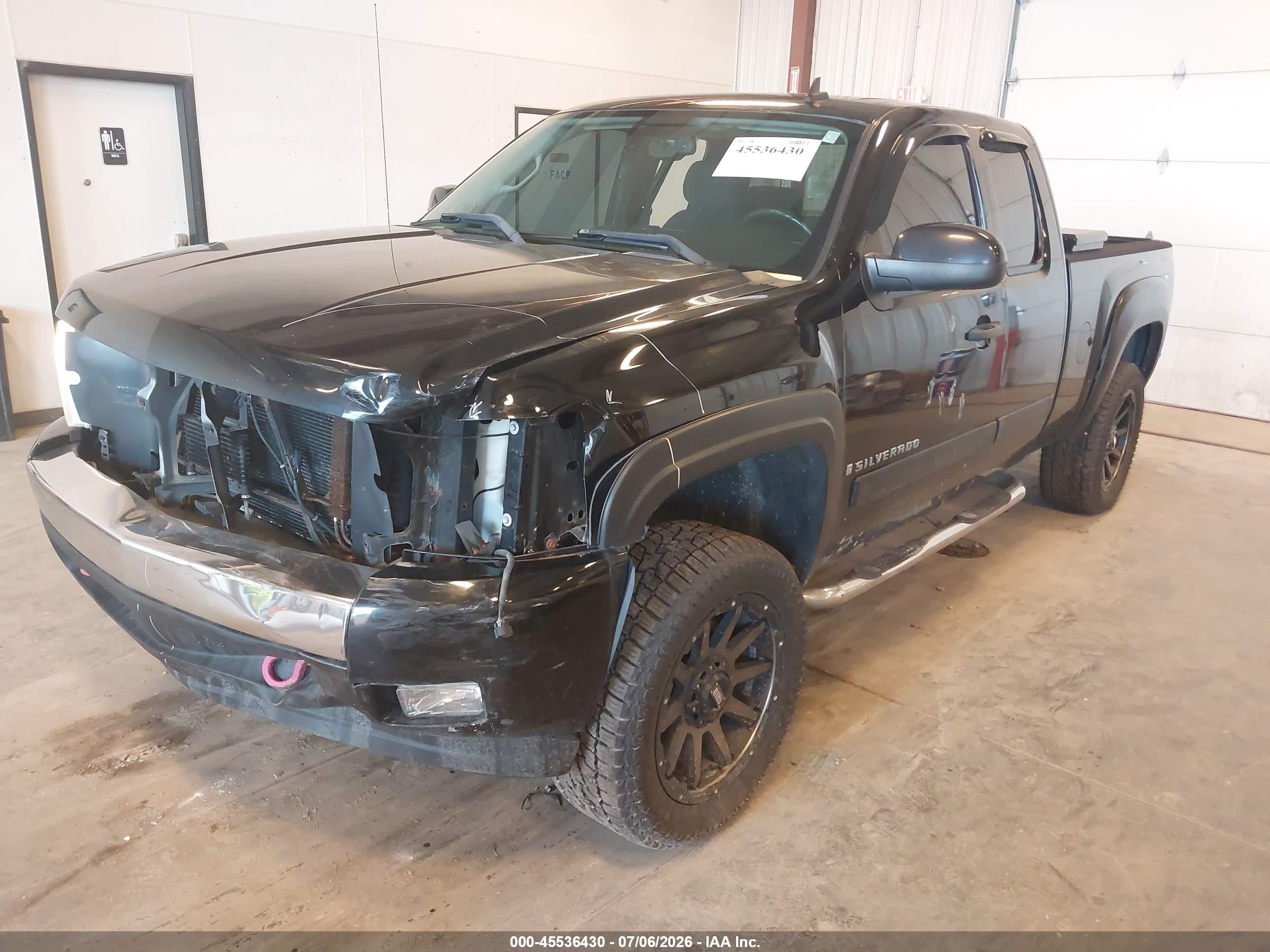 2008 Chevrolet Silverado 1500 Lt1 Black vin: 2GCEK19J681284168