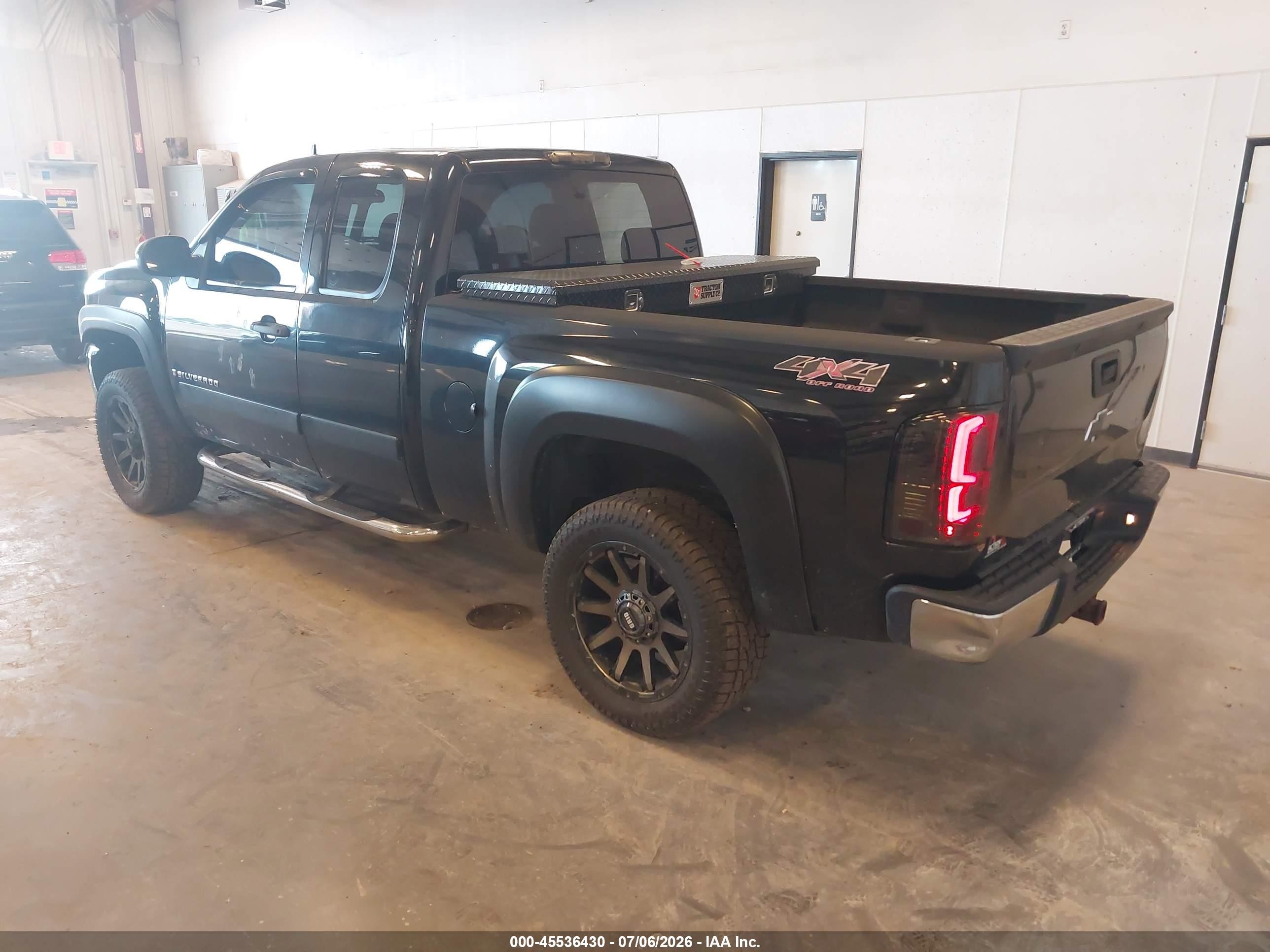 2008 Chevrolet Silverado 1500 Lt1 Black vin: 2GCEK19J681284168