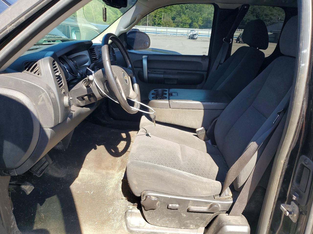 2008 Chevrolet Silverado K1500 Black vin: 2GCEK19J781207678
