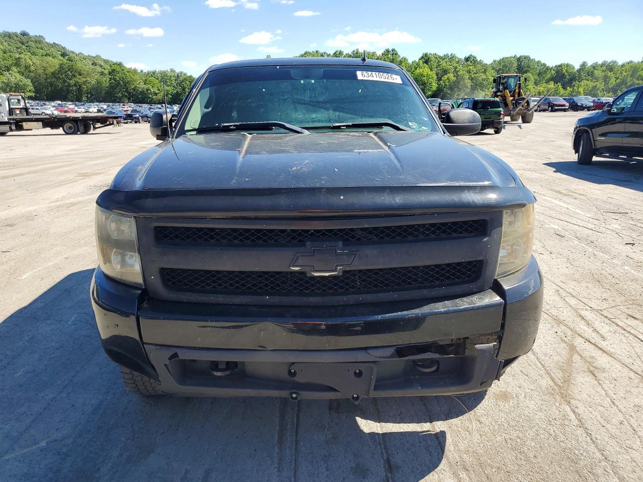 2008 Chevrolet Silverado K1500 Black vin: 2GCEK19J781207678