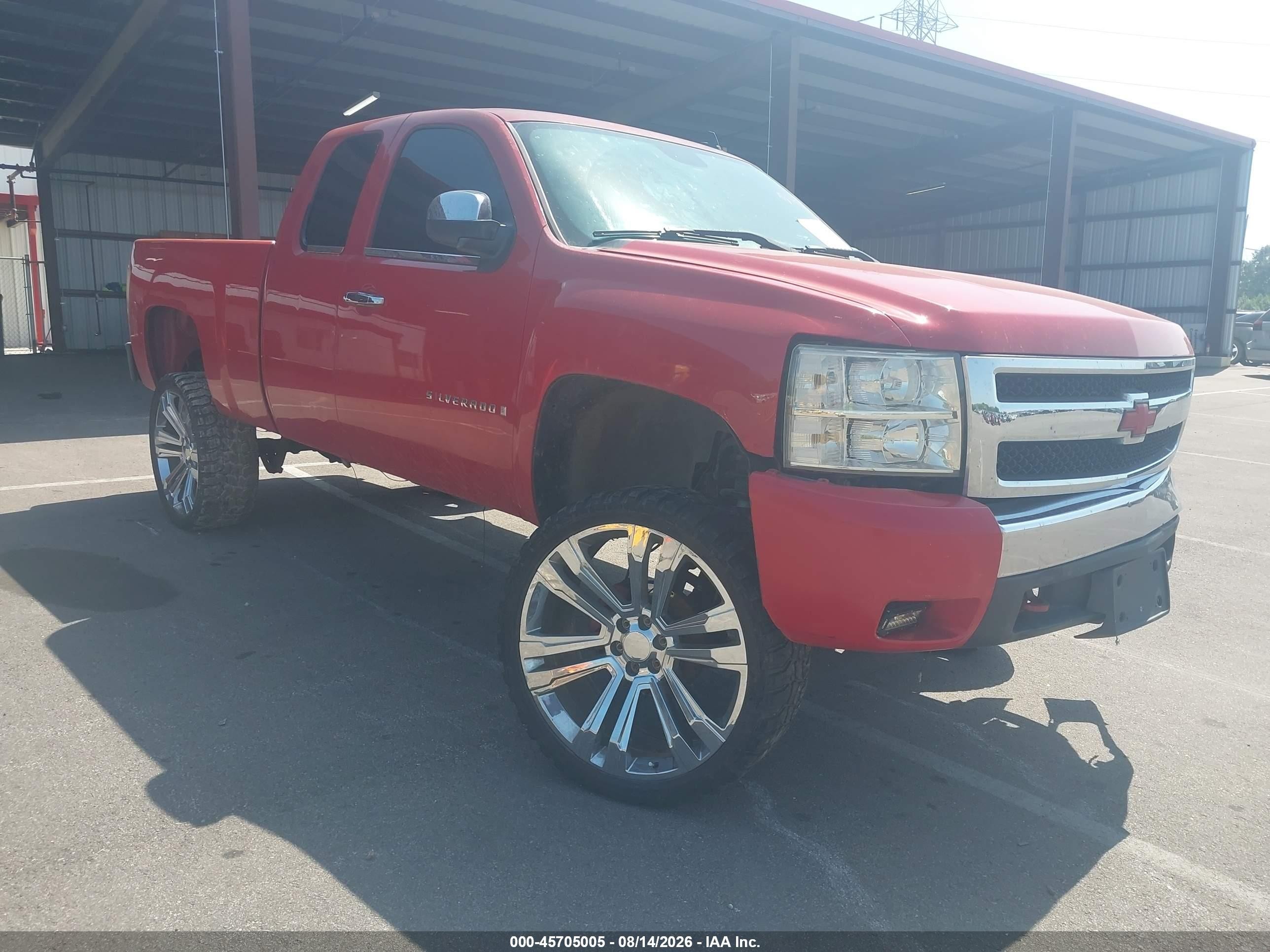 2008 Chevrolet Silverado 1500 Lt1 Red vin: 2GCEK19J781248750
