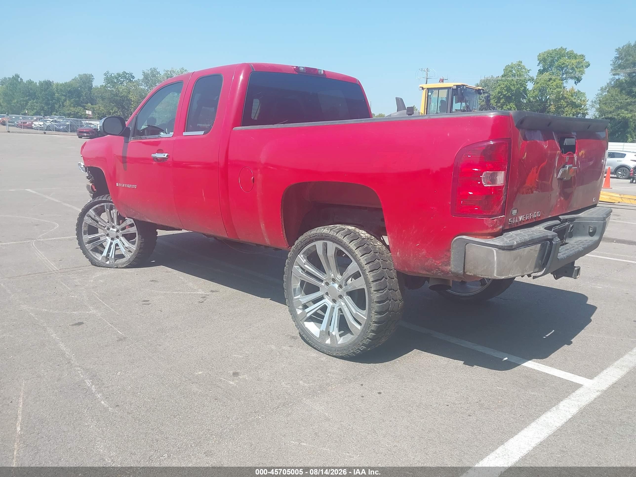 2008 Chevrolet Silverado 1500 Lt1 Red vin: 2GCEK19J781248750
