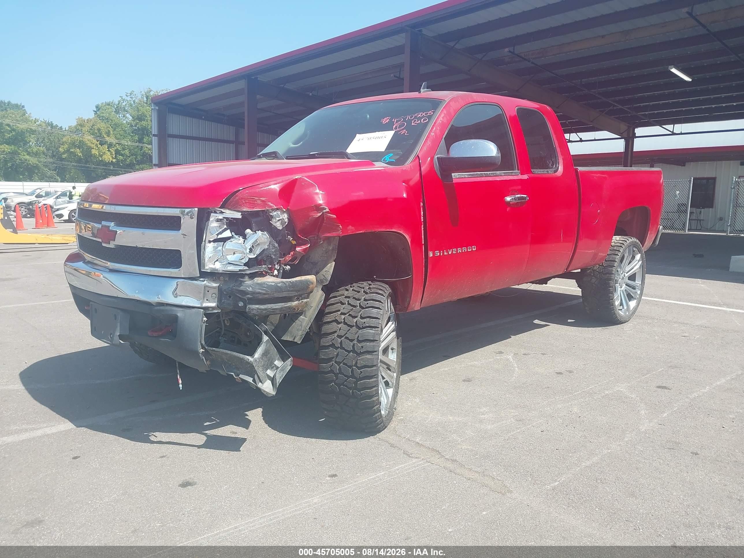 2008 Chevrolet Silverado 1500 Lt1 Red vin: 2GCEK19J781248750