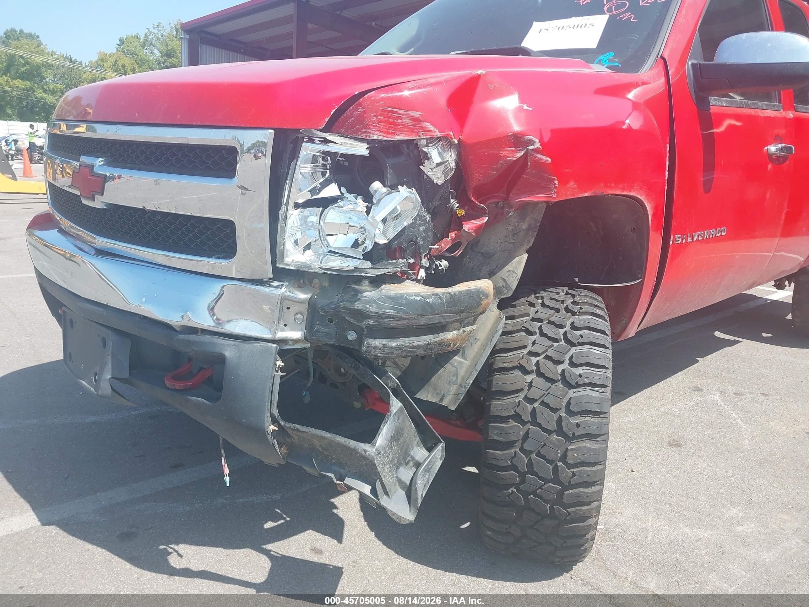2008 Chevrolet Silverado 1500 Lt1 Red vin: 2GCEK19J781248750