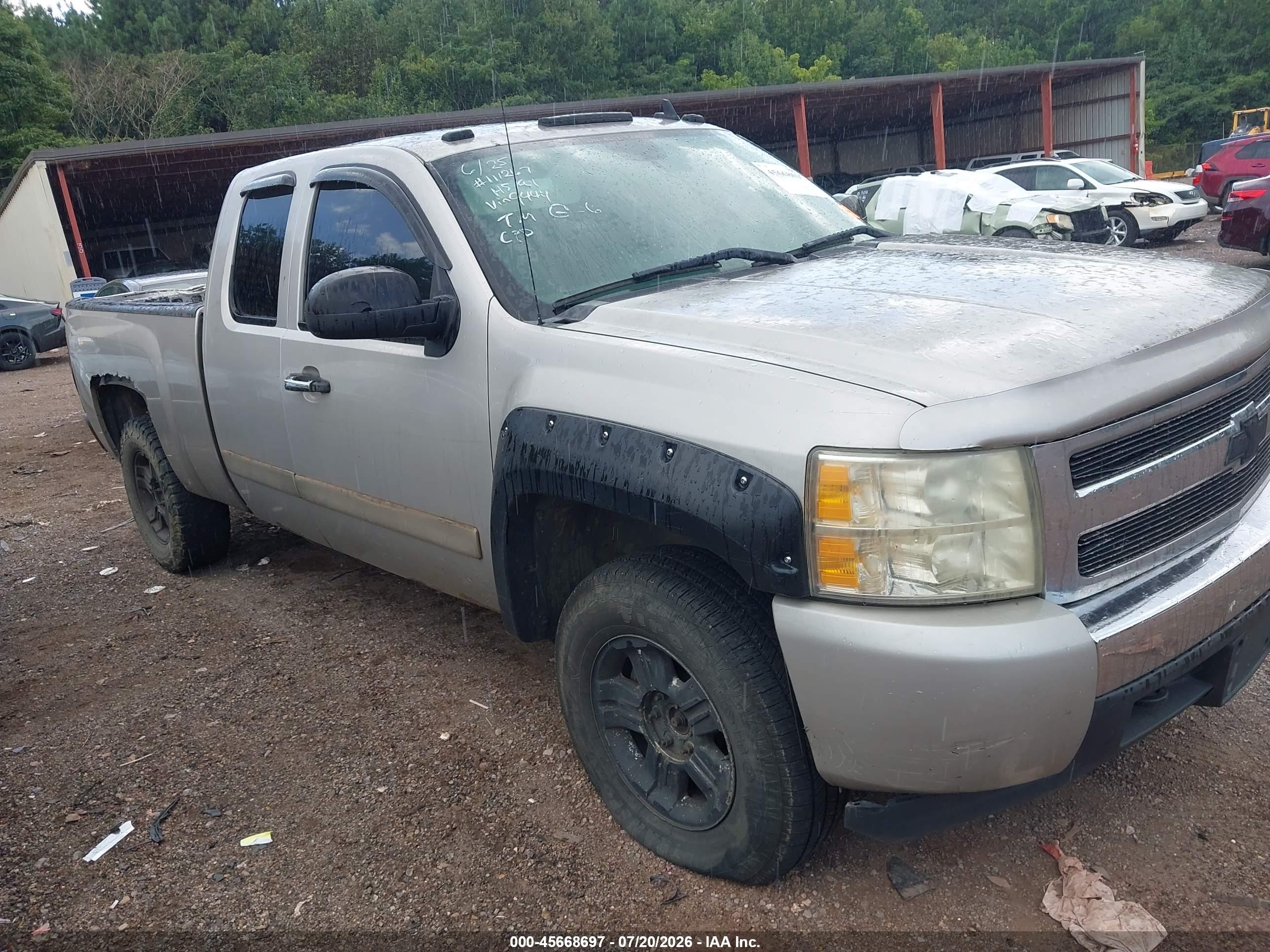 2008 Chevrolet Silverado 1500 Lt1 Silver vin: 2GCEK19J781289444