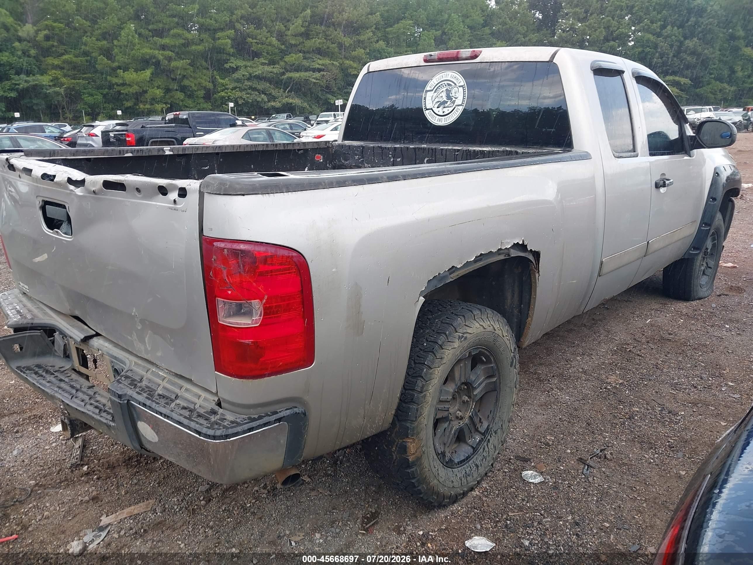 2008 Chevrolet Silverado 1500 Lt1 Silver vin: 2GCEK19J781289444