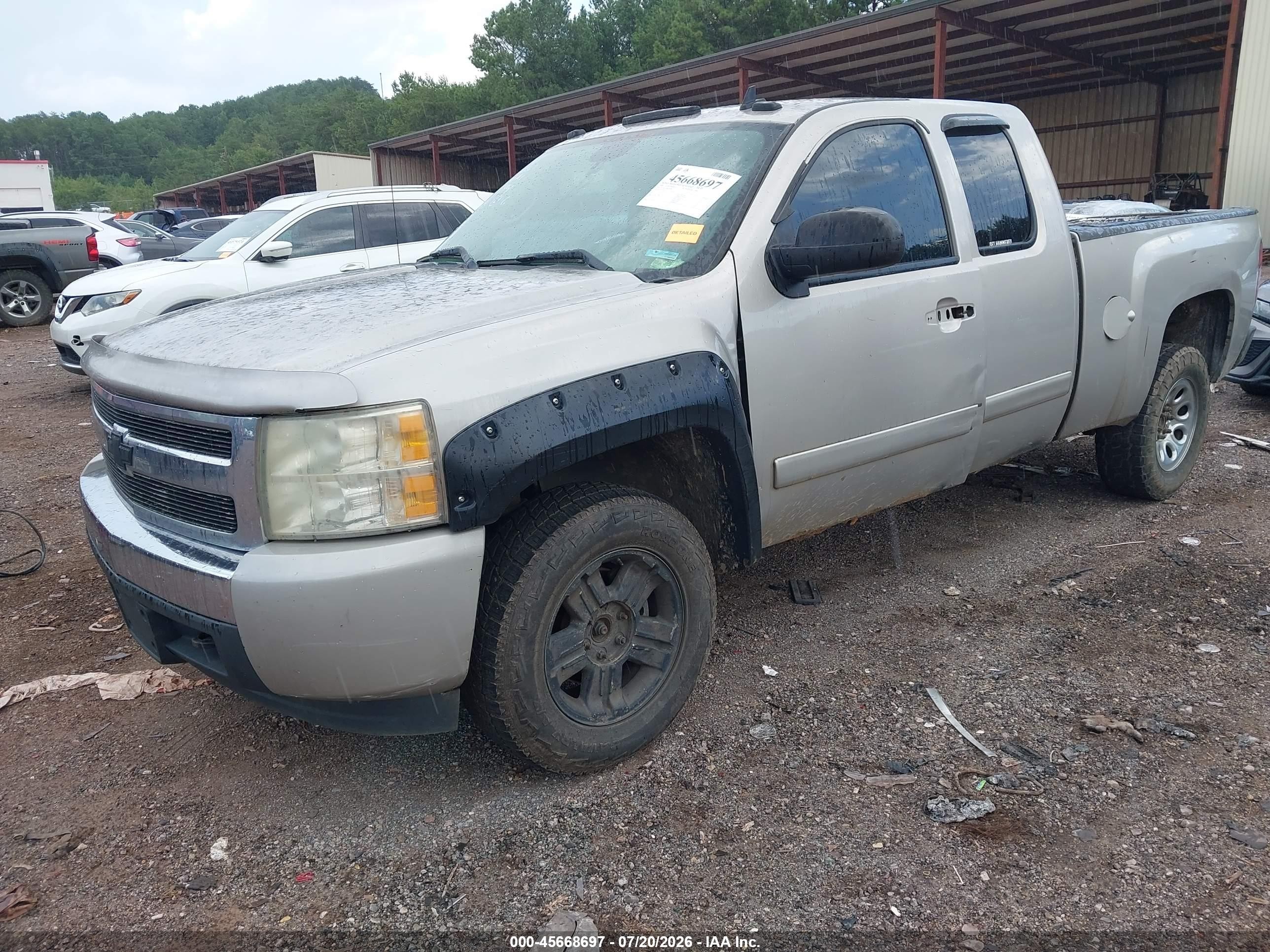 2008 Chevrolet Silverado 1500 Lt1 Silver vin: 2GCEK19J781289444