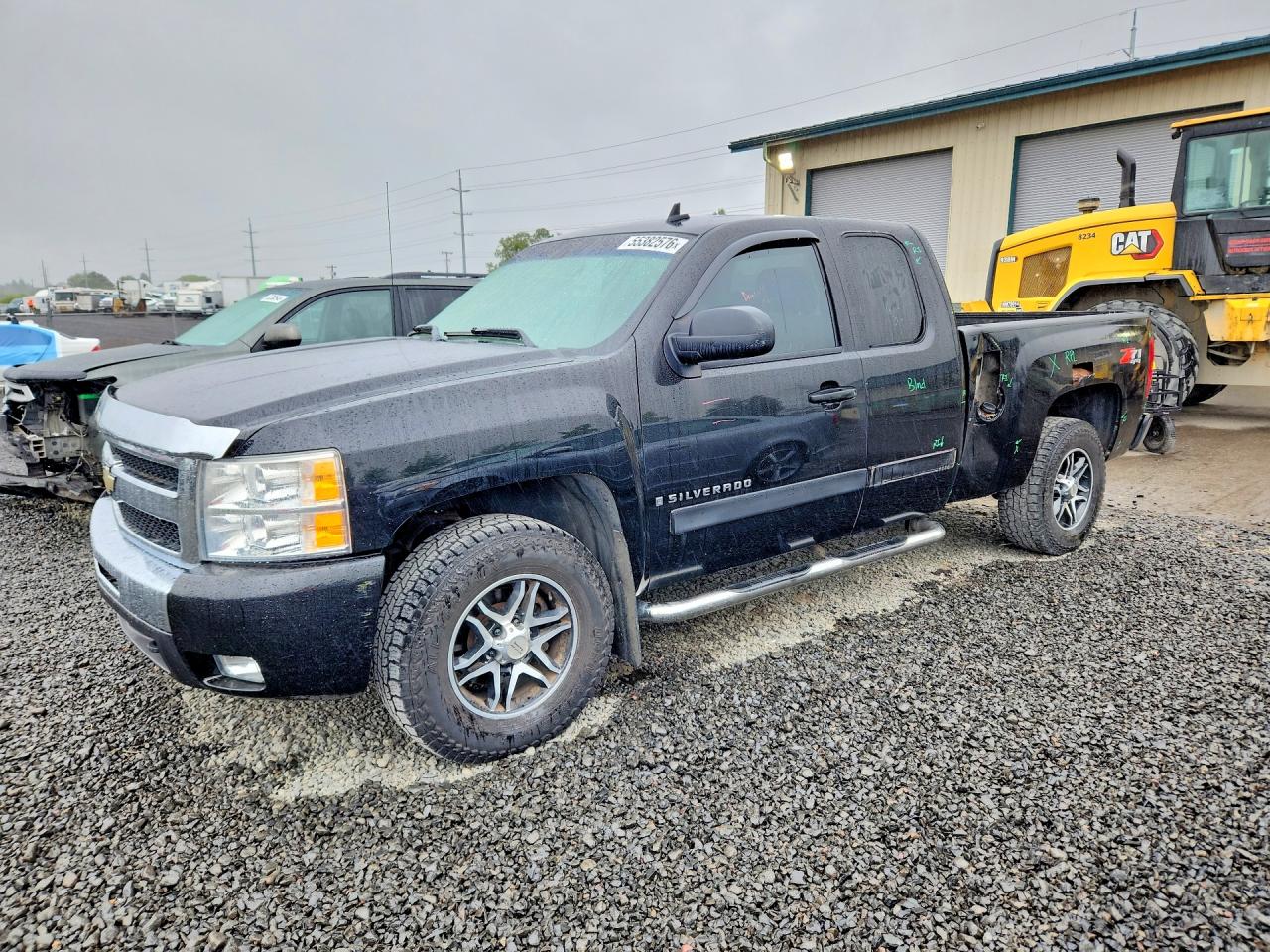 2007 Chevrolet Silverado K1500 Black vin: 2GCEK19J871626881
