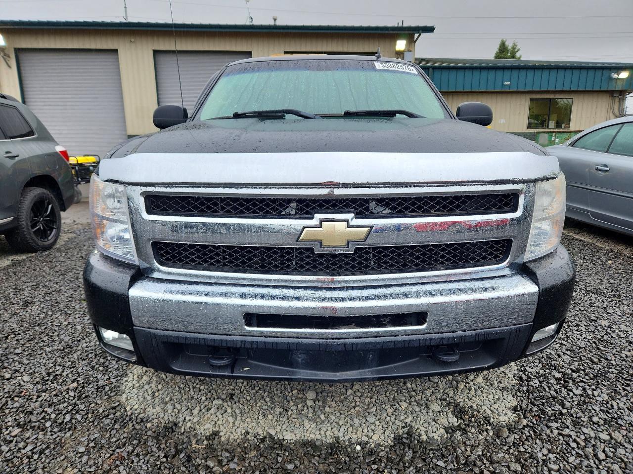 2007 Chevrolet Silverado K1500 Black vin: 2GCEK19J871626881