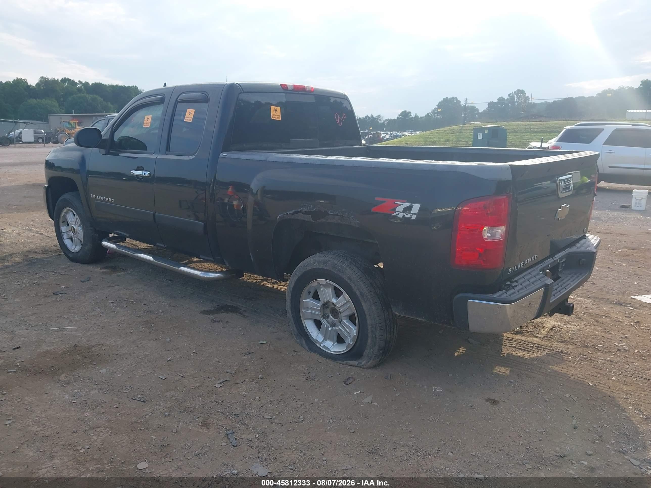 2008 Chevrolet Silverado 1500 Lt1 Black vin: 2GCEK19J881199557