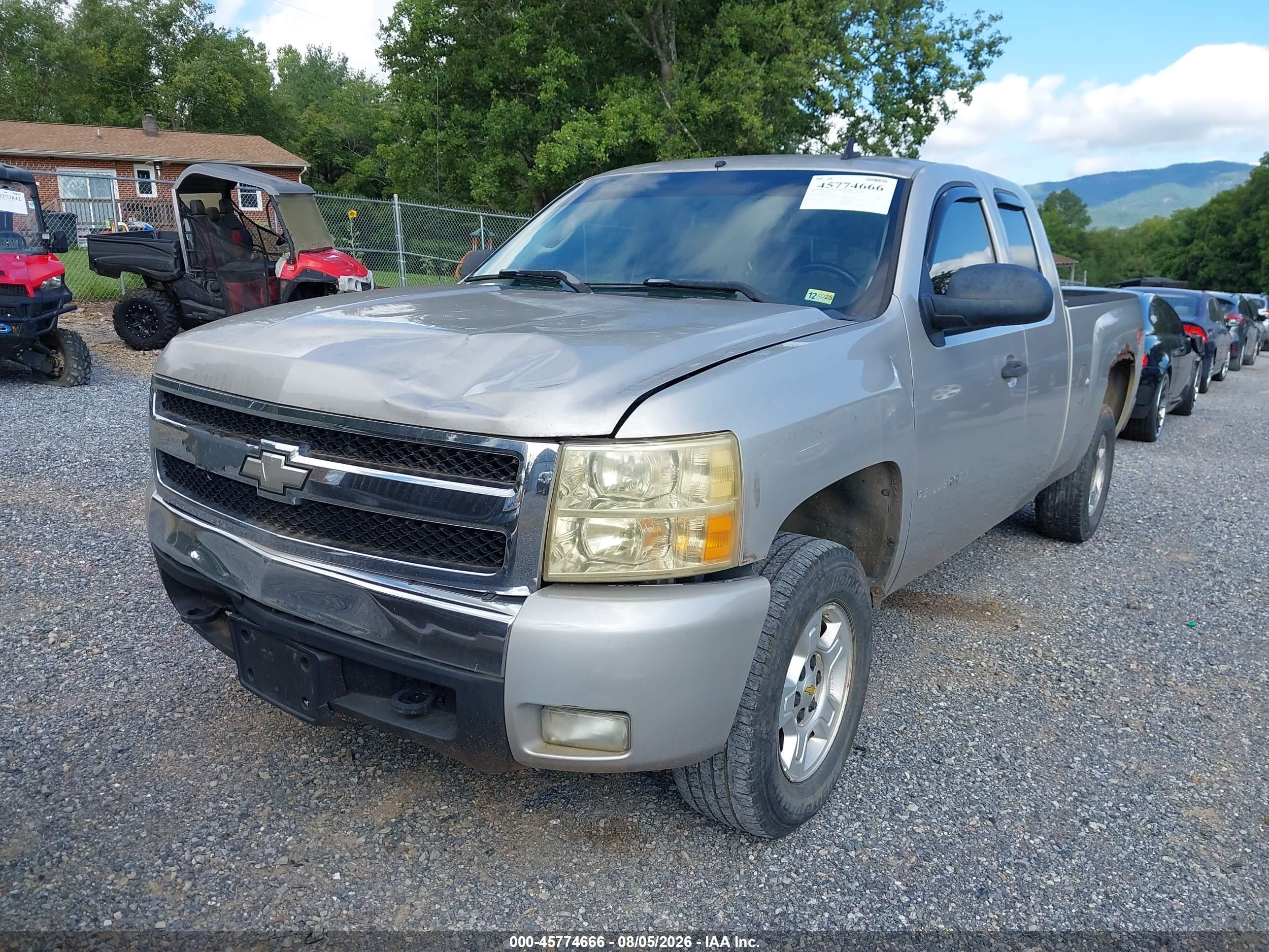 2007 Chevrolet Silverado 1500 Lt1 Серебряный vin: 2GCEK19J971613718