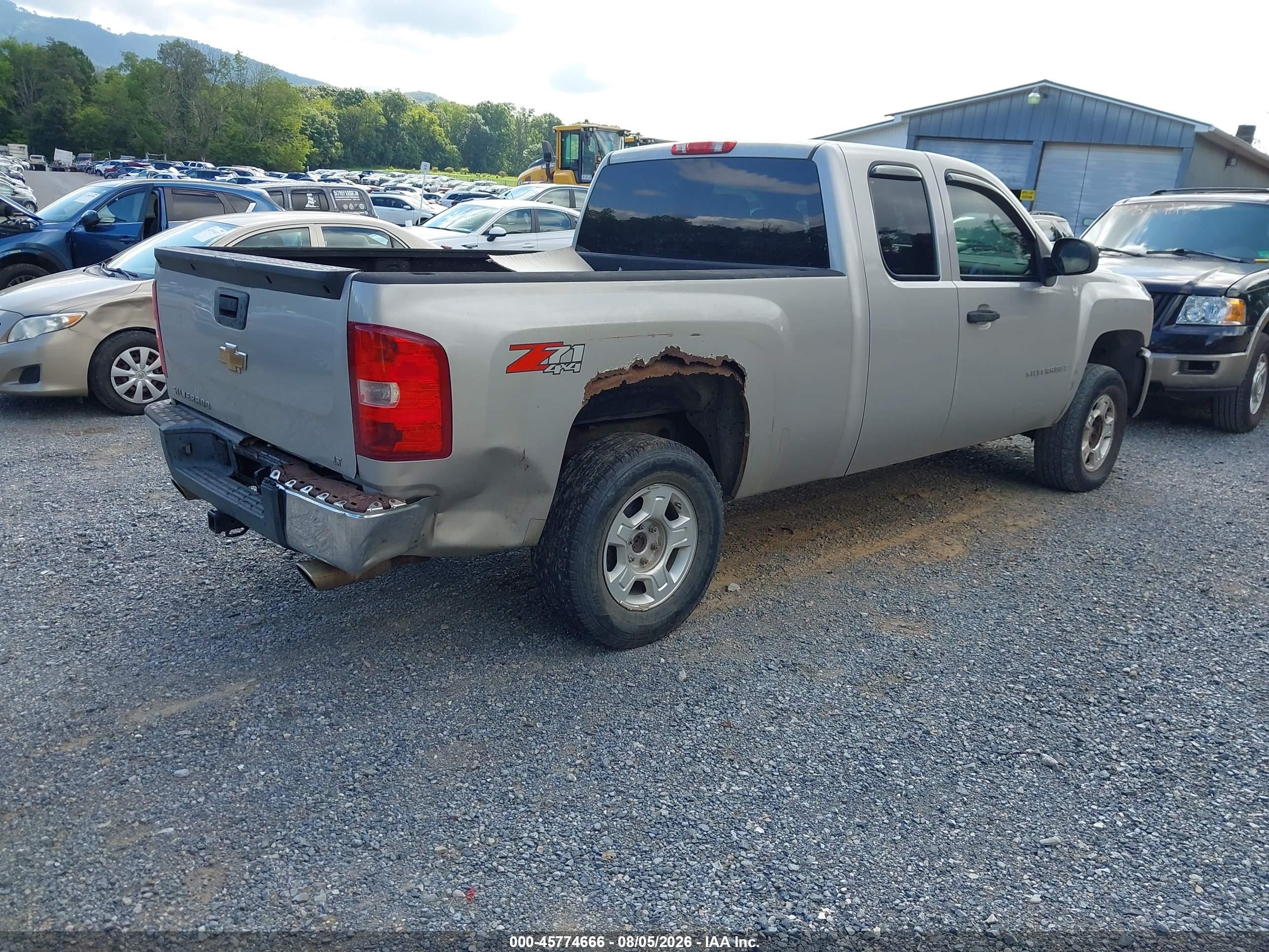 2007 Chevrolet Silverado 1500 Lt1 Серебряный vin: 2GCEK19J971613718