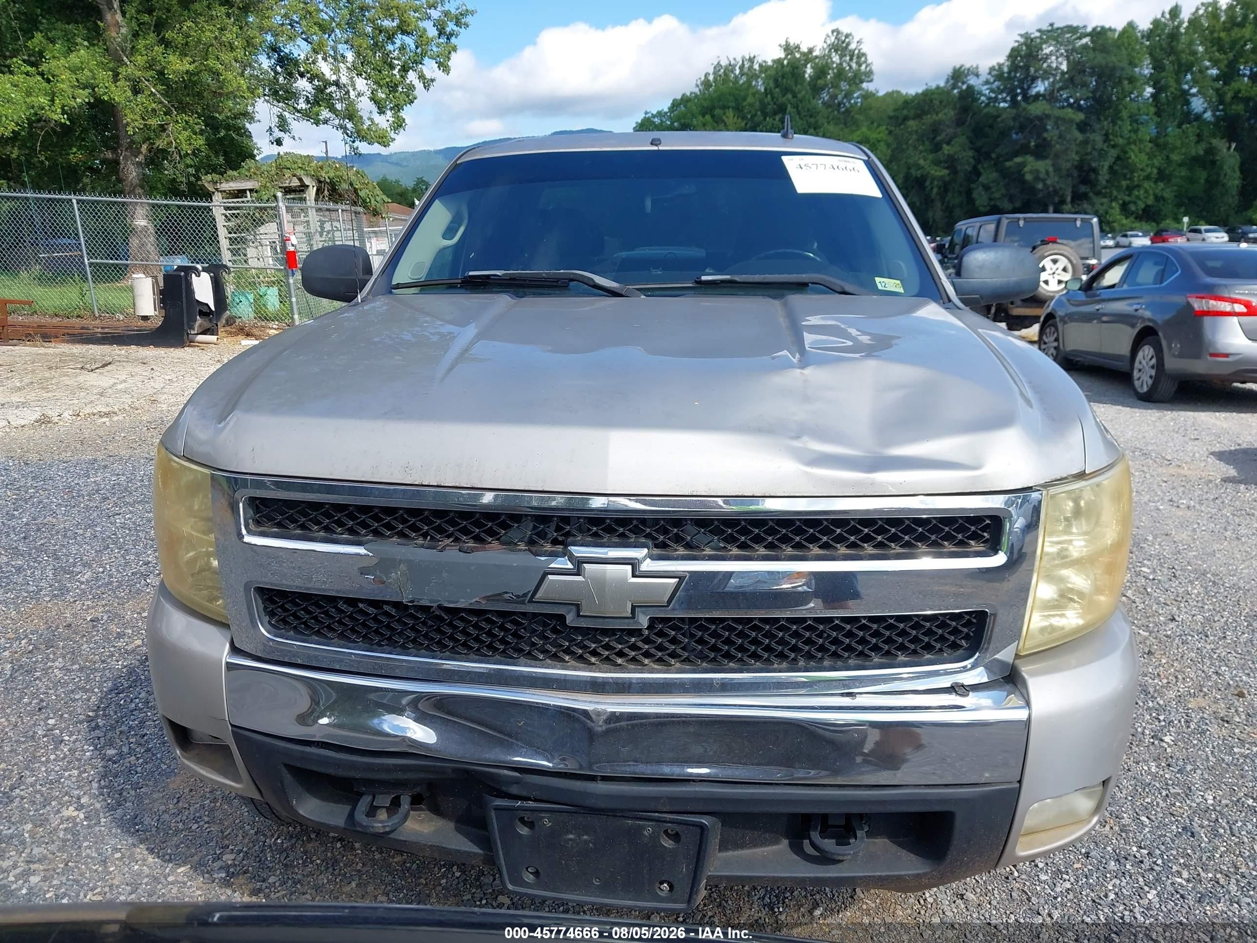 2007 Chevrolet Silverado 1500 Lt1 Серебряный vin: 2GCEK19J971613718