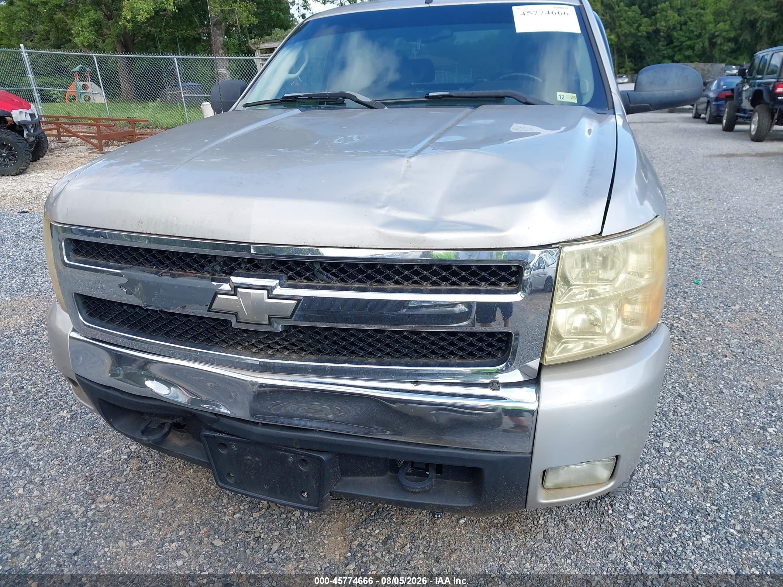 2007 Chevrolet Silverado 1500 Lt1 Серебряный vin: 2GCEK19J971613718