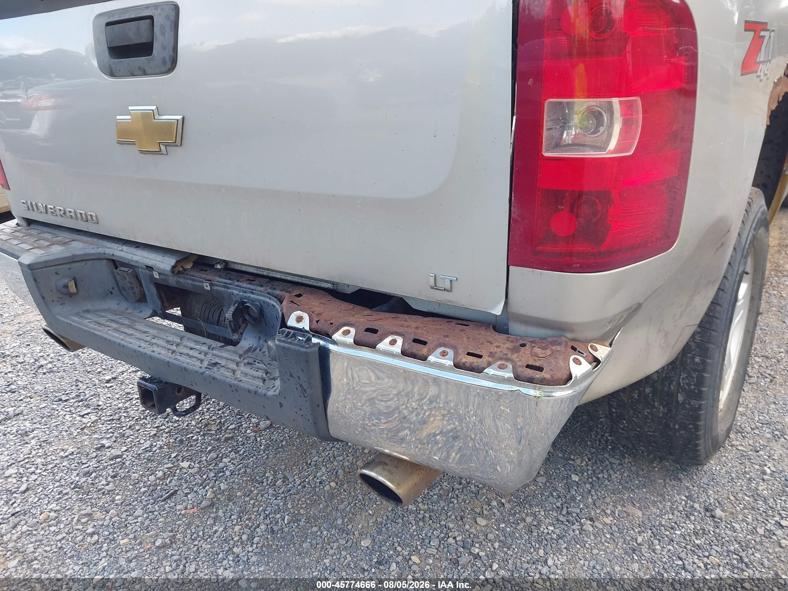 2007 Chevrolet Silverado 1500 Lt1 Серебряный vin: 2GCEK19J971613718