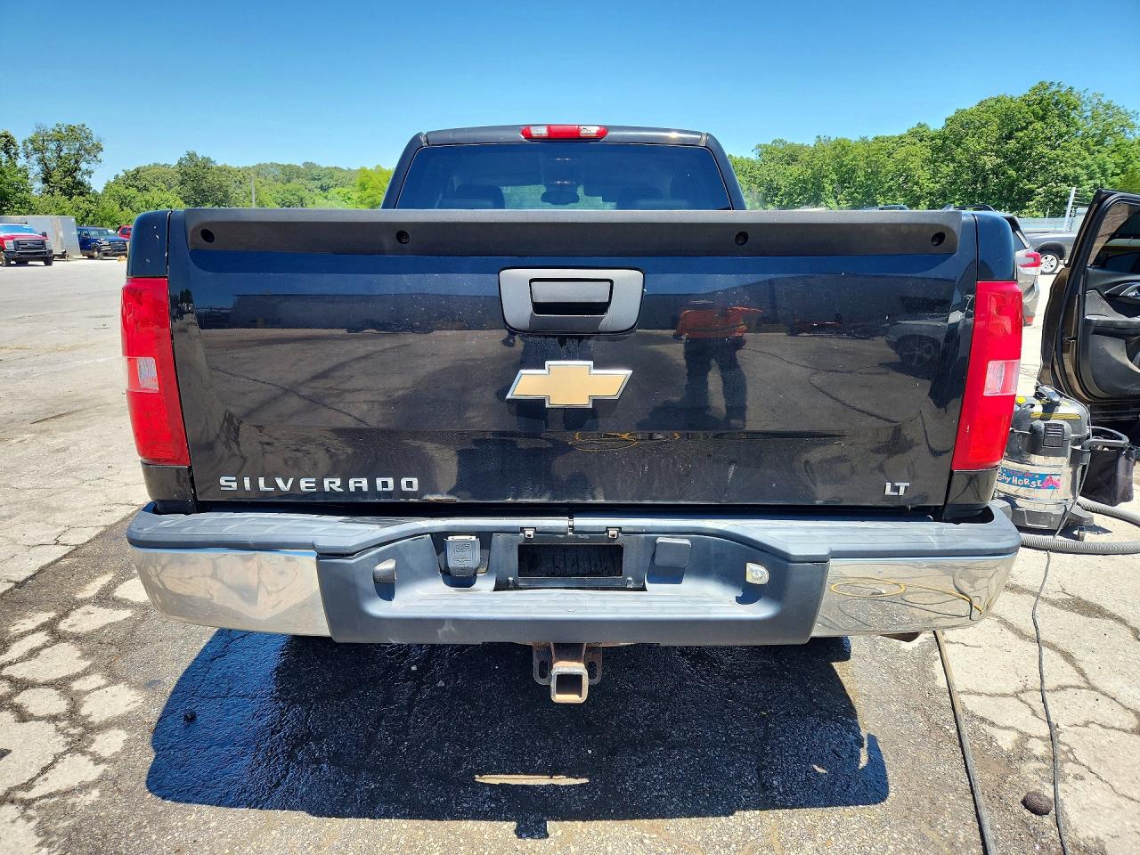 2007 Chevrolet Silverado K1500 Black vin: 2GCEK19J971640756