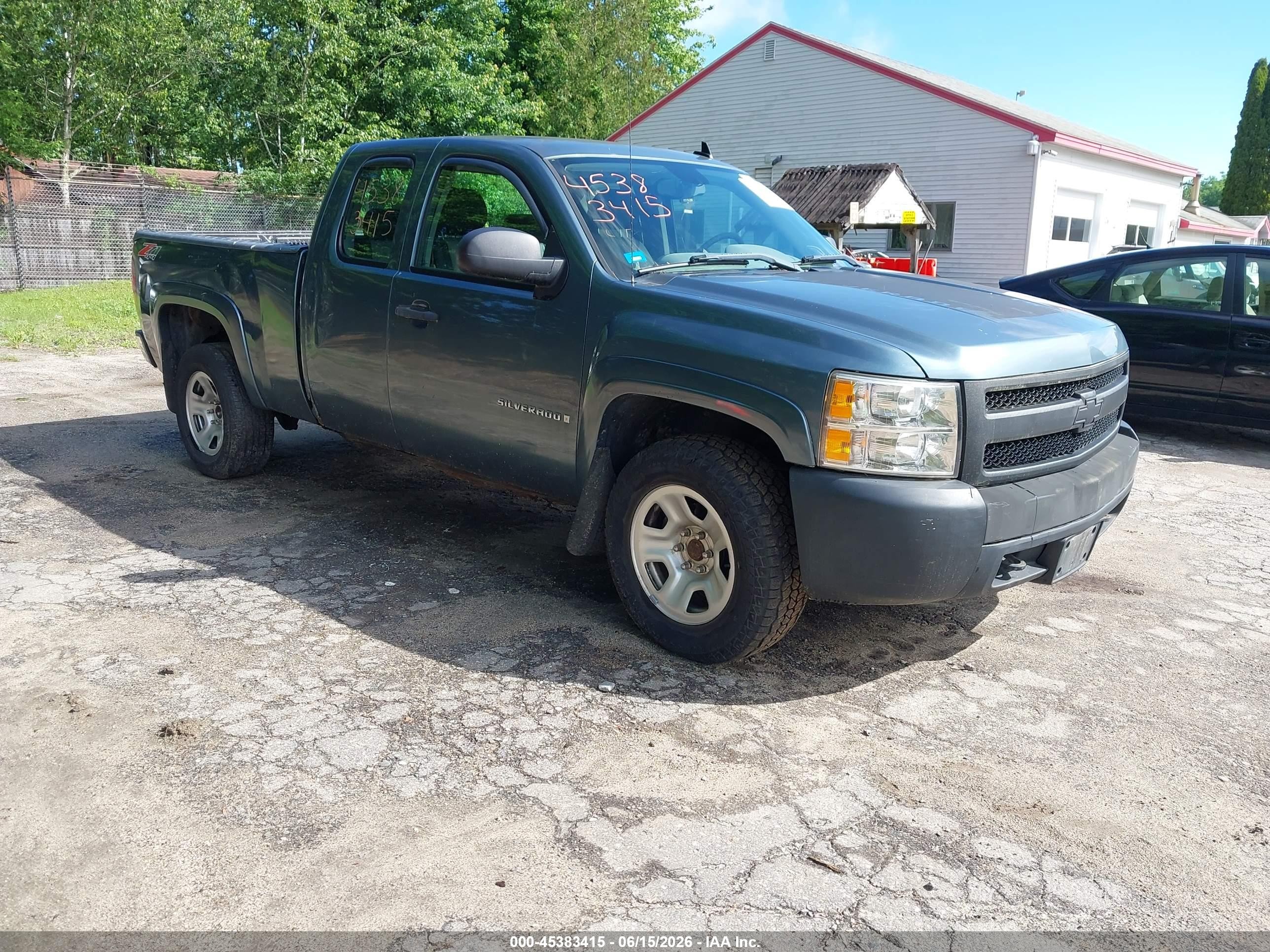 2008 Chevrolet Silverado 1500 Work Truck Blue vin: 2GCEK19J981176563