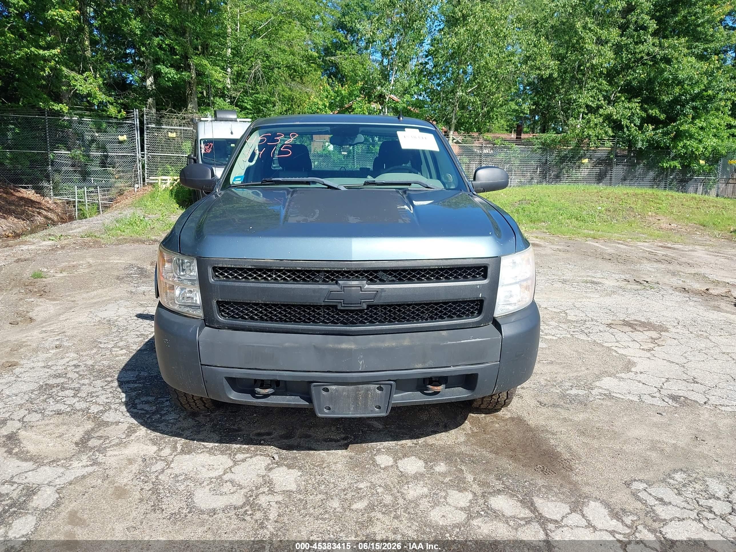 2008 Chevrolet Silverado 1500 Work Truck Blue vin: 2GCEK19J981176563