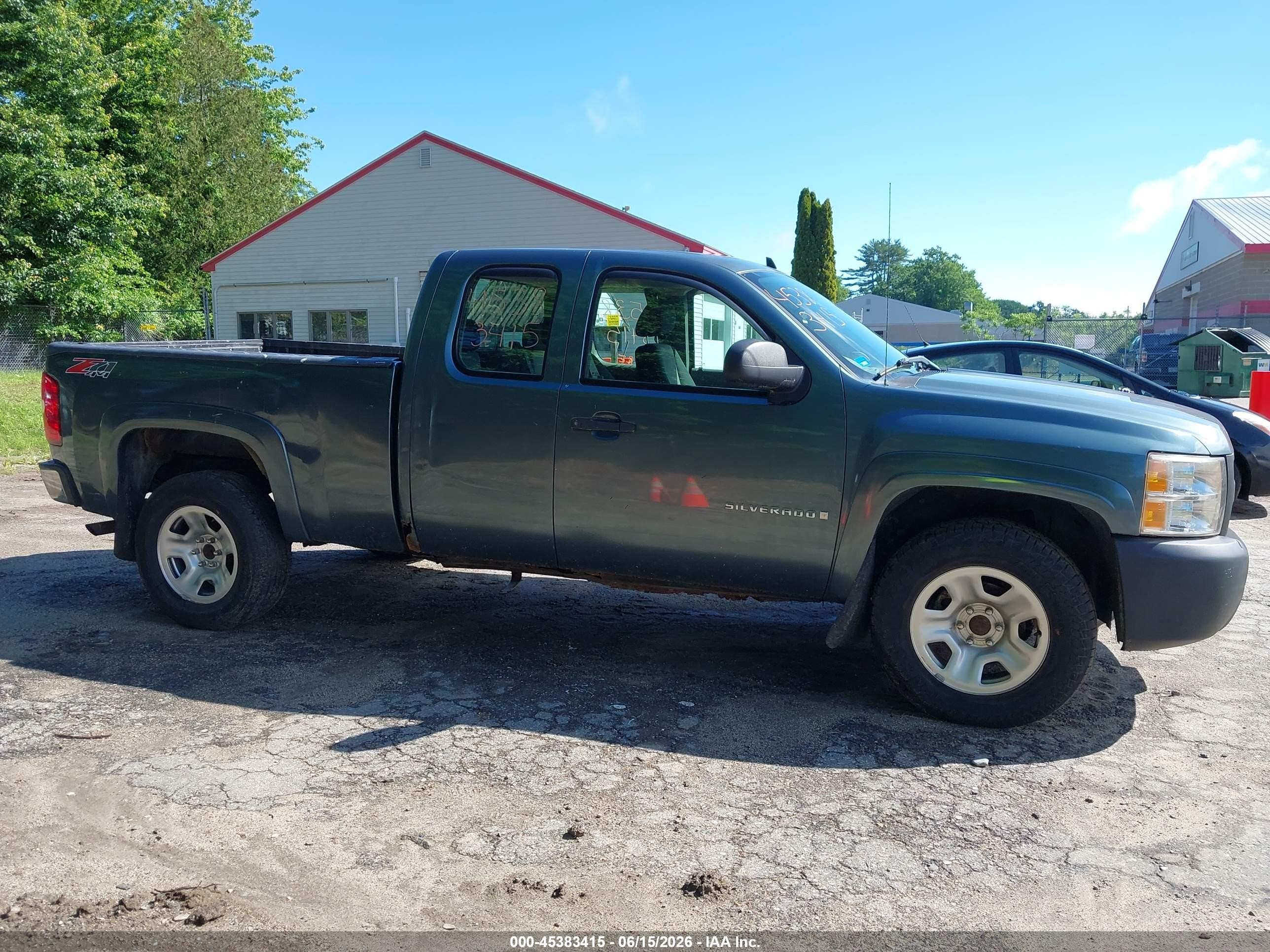 2008 Chevrolet Silverado 1500 Work Truck Blue vin: 2GCEK19J981176563