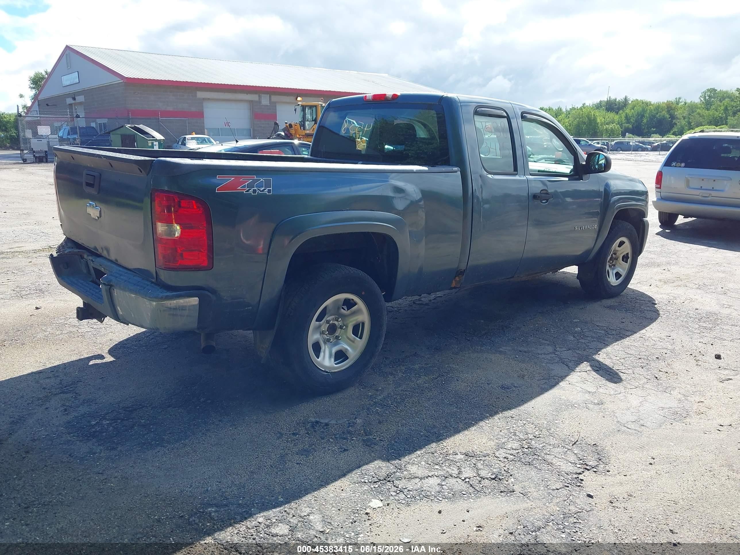 2008 Chevrolet Silverado 1500 Work Truck Blue vin: 2GCEK19J981176563