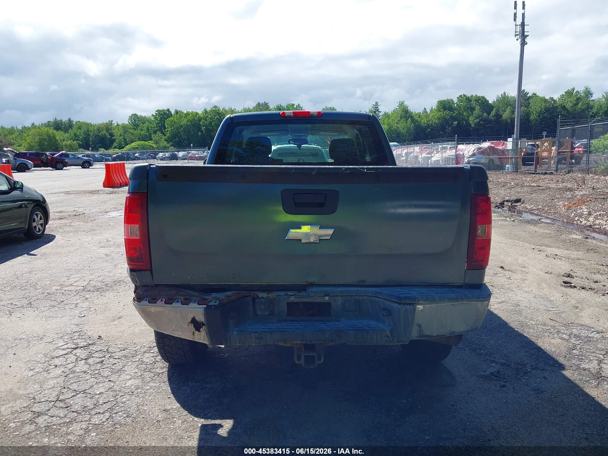 2008 Chevrolet Silverado 1500 Work Truck Blue vin: 2GCEK19J981176563