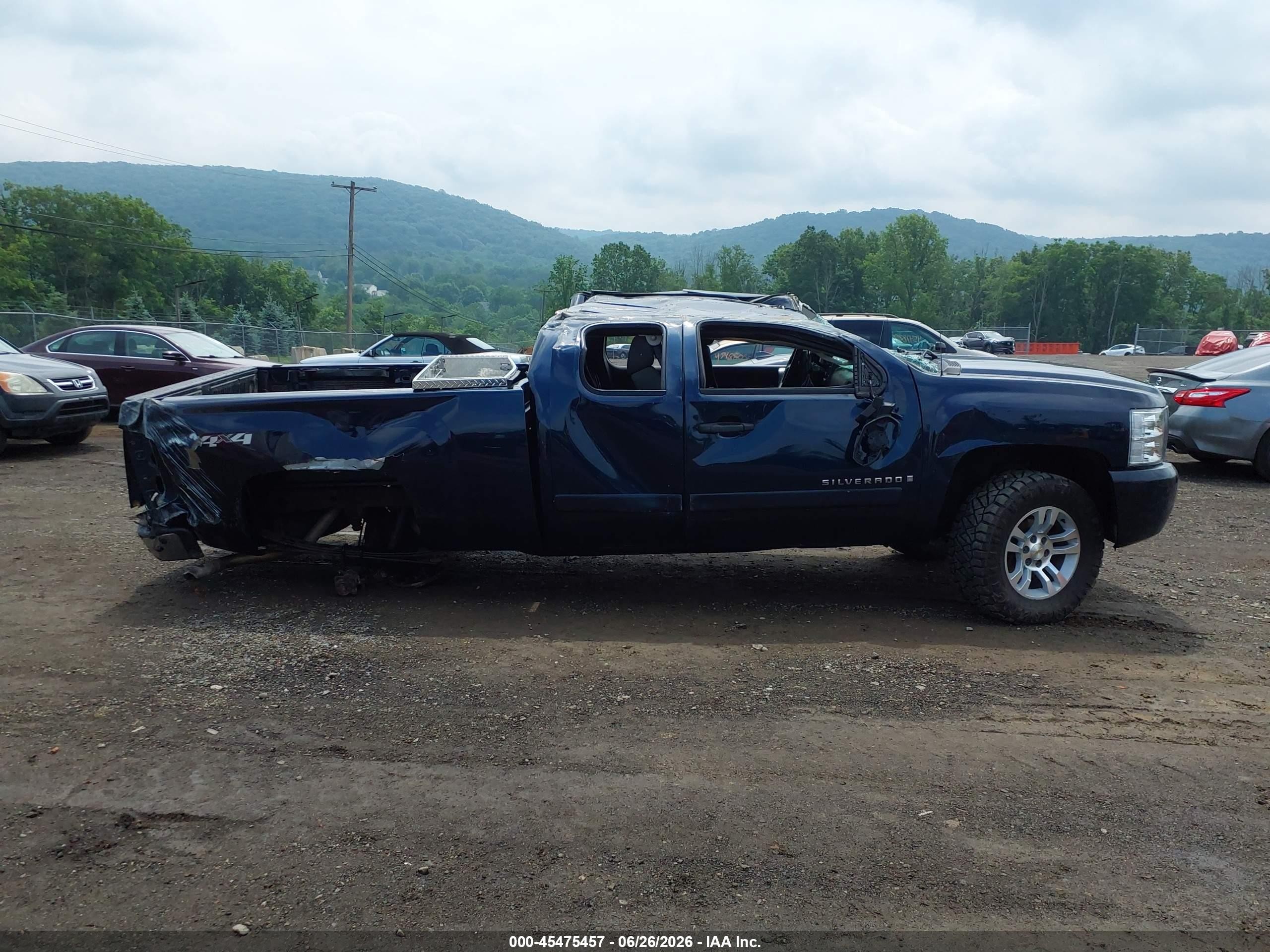 2008 Chevrolet Silverado 1500 Lt1 Dark Blue vin: 2GCEK19J981180659