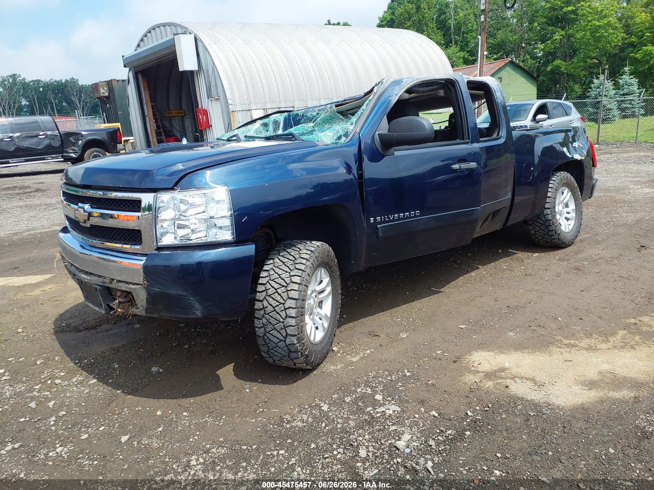 2008 Chevrolet Silverado 1500 Lt1 Dark Blue vin: 2GCEK19J981180659