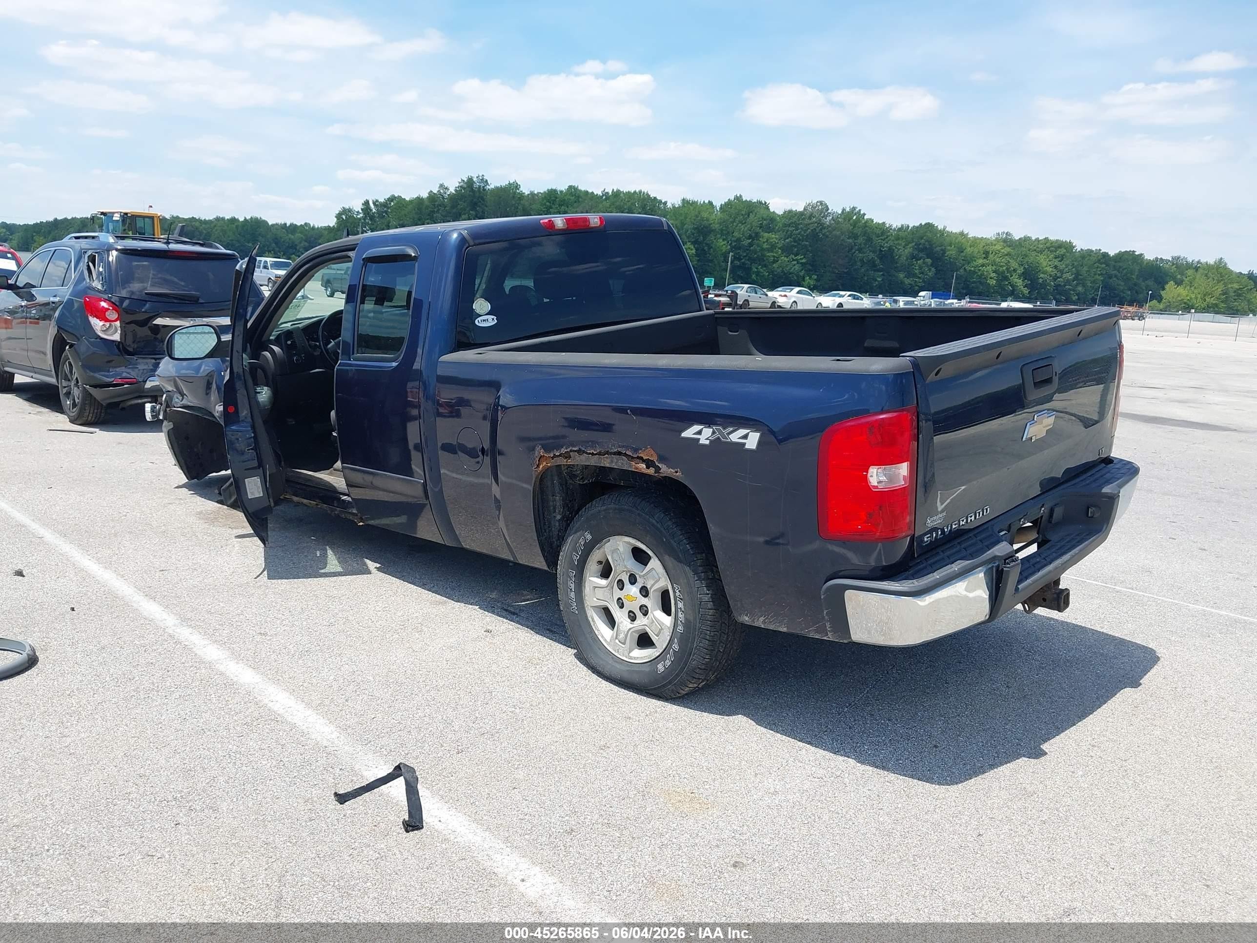 2008 Chevrolet Silverado 1500 Lt1 Blue vin: 2GCEK19J981184985