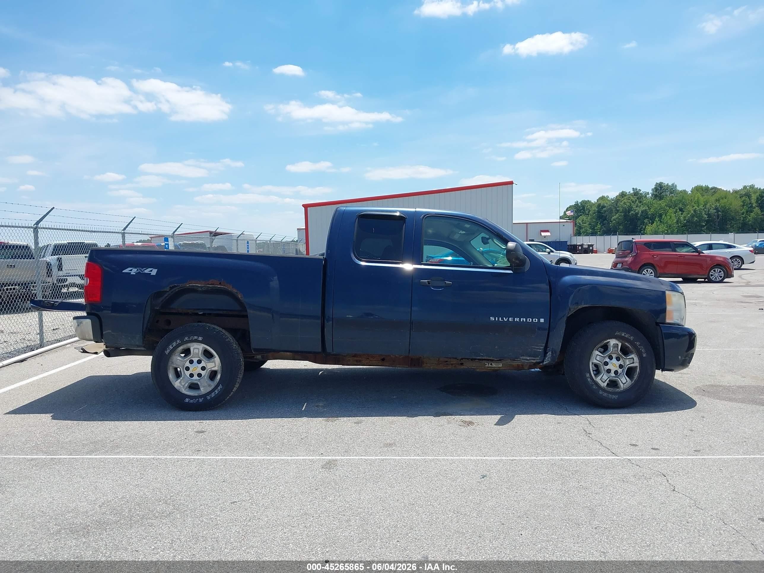 2008 Chevrolet Silverado 1500 Lt1 Blue vin: 2GCEK19J981184985