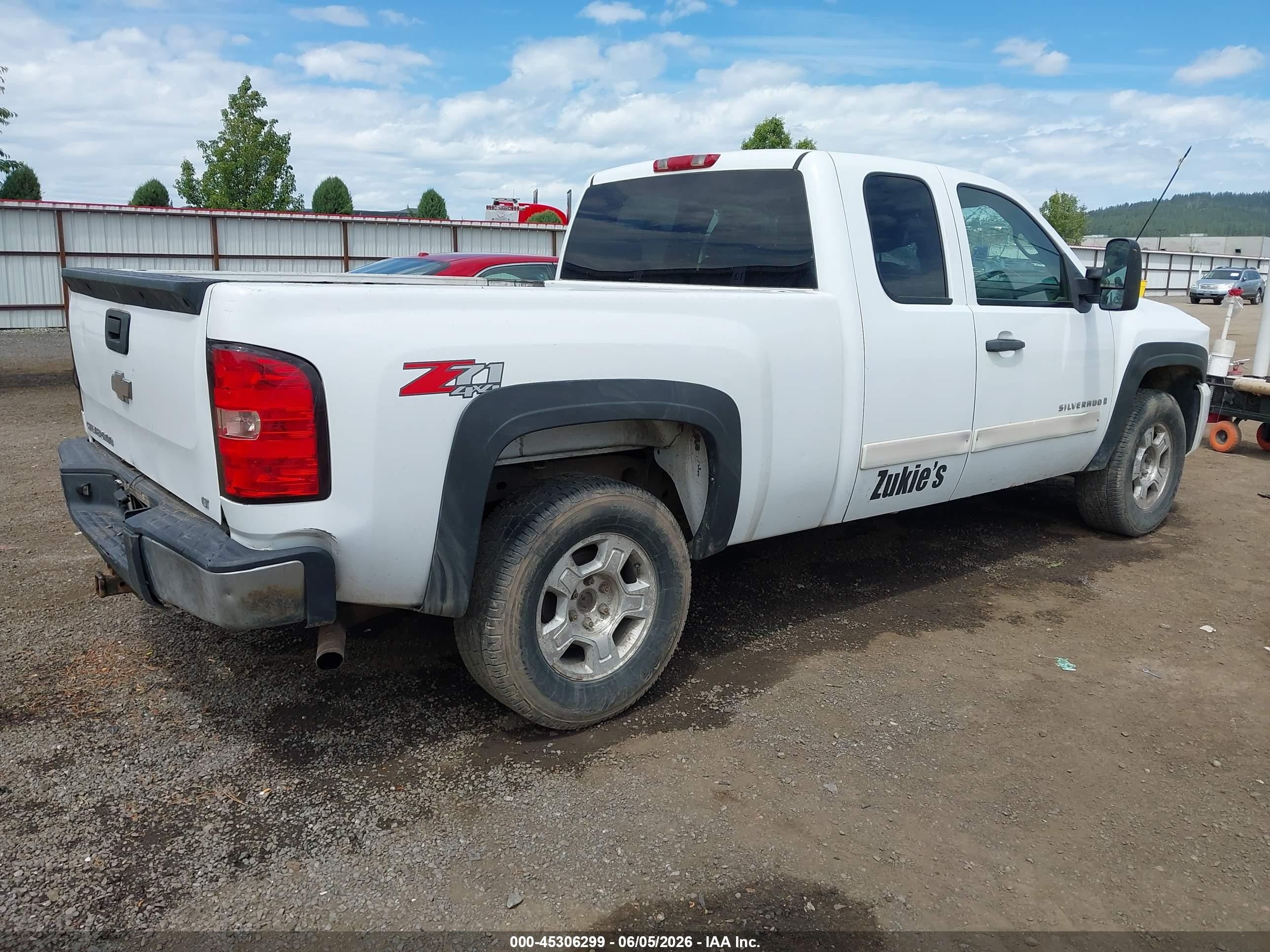 2008 Chevrolet Silverado 1500 Lt1 White vin: 2GCEK19J981226720