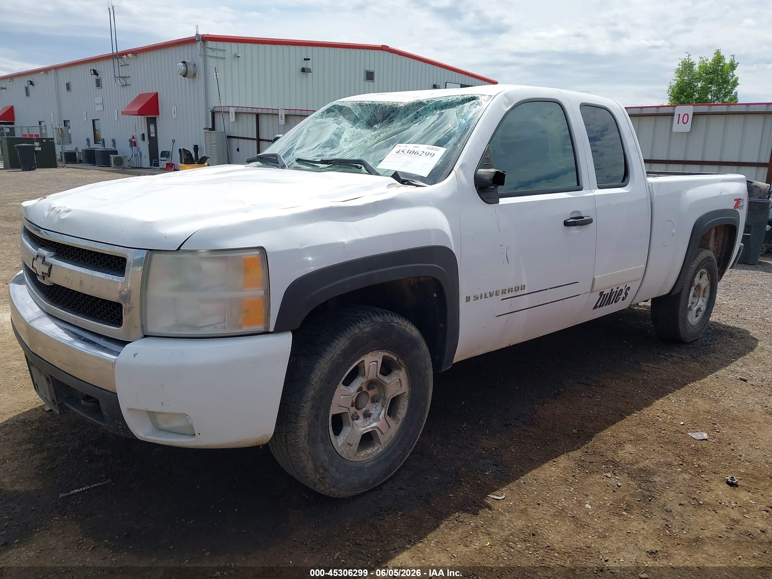 2008 Chevrolet Silverado 1500 Lt1 White vin: 2GCEK19J981226720
