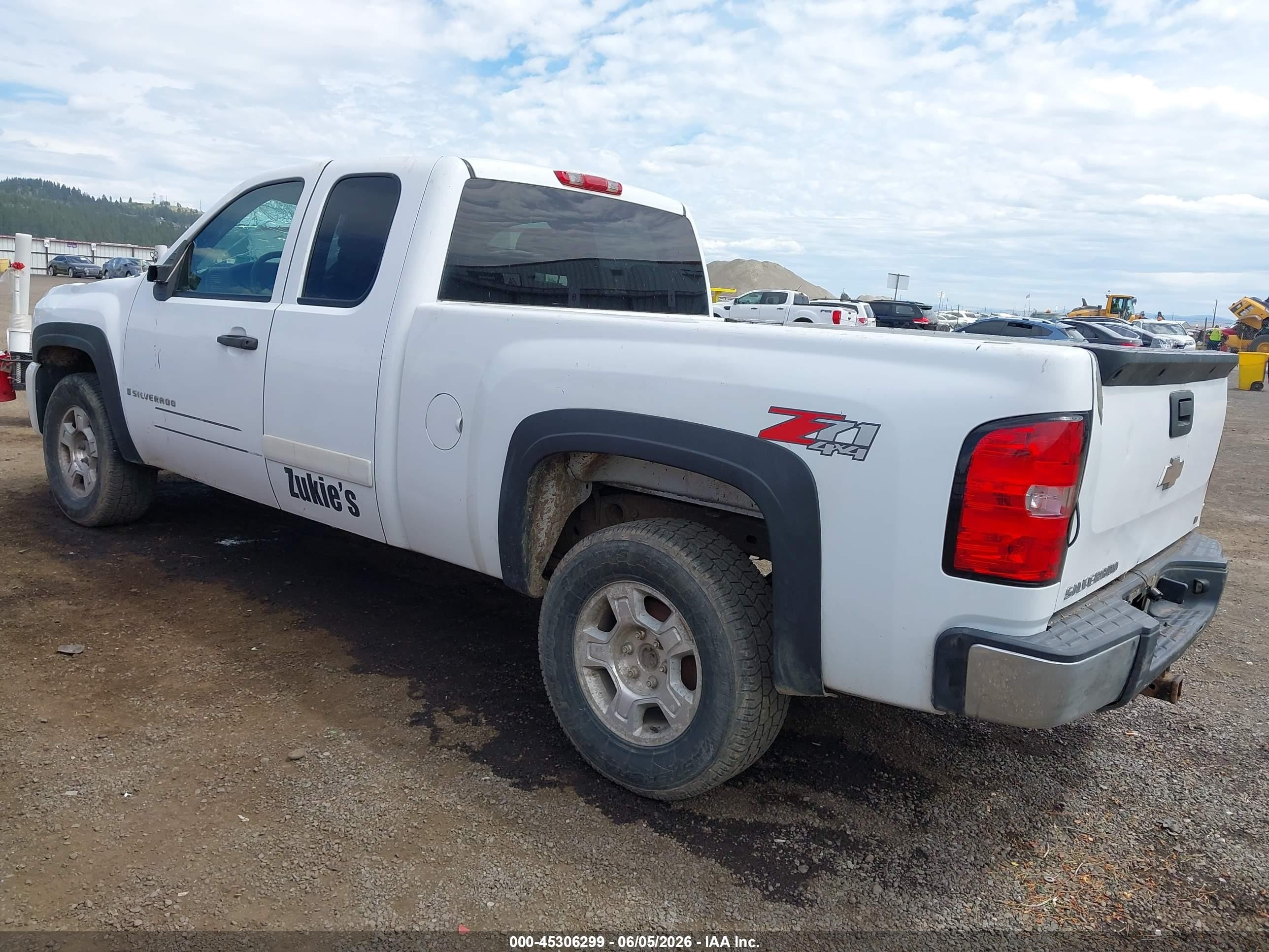 2008 Chevrolet Silverado 1500 Lt1 White vin: 2GCEK19J981226720