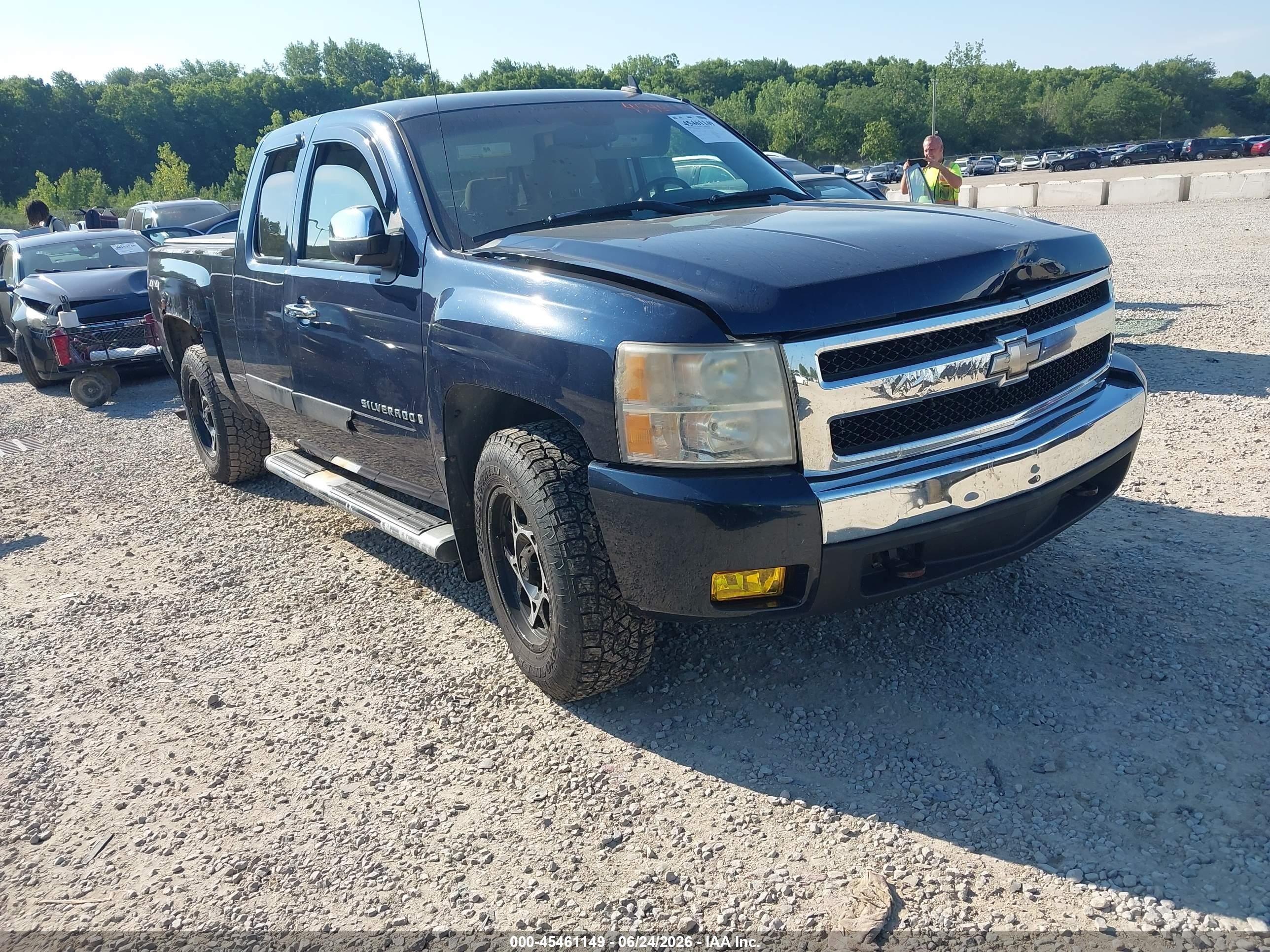 2007 Chevrolet Silverado 1500 Lt2 Blue vin: 2GCEK19JX71719210