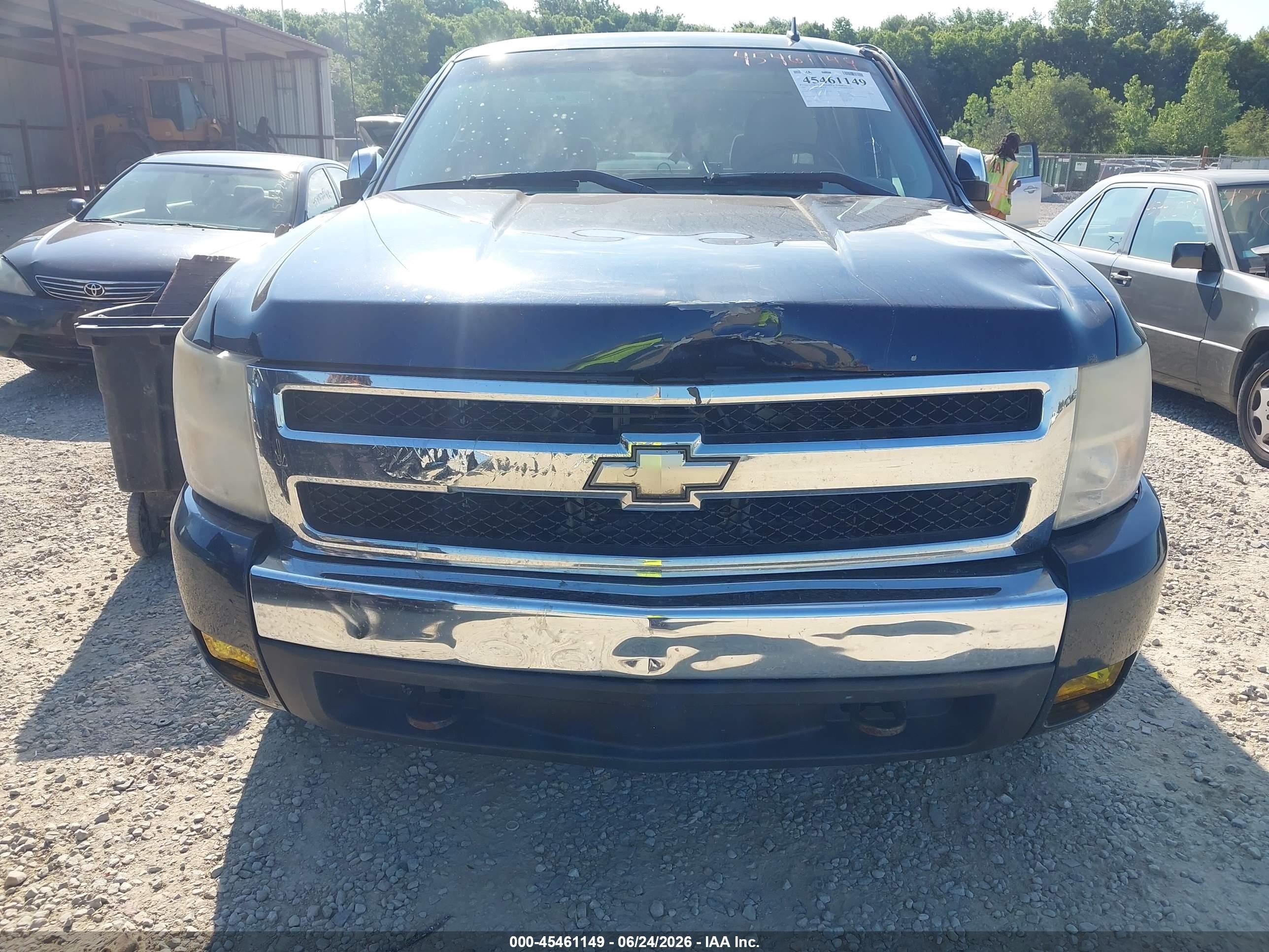 2007 Chevrolet Silverado 1500 Lt2 Blue vin: 2GCEK19JX71719210