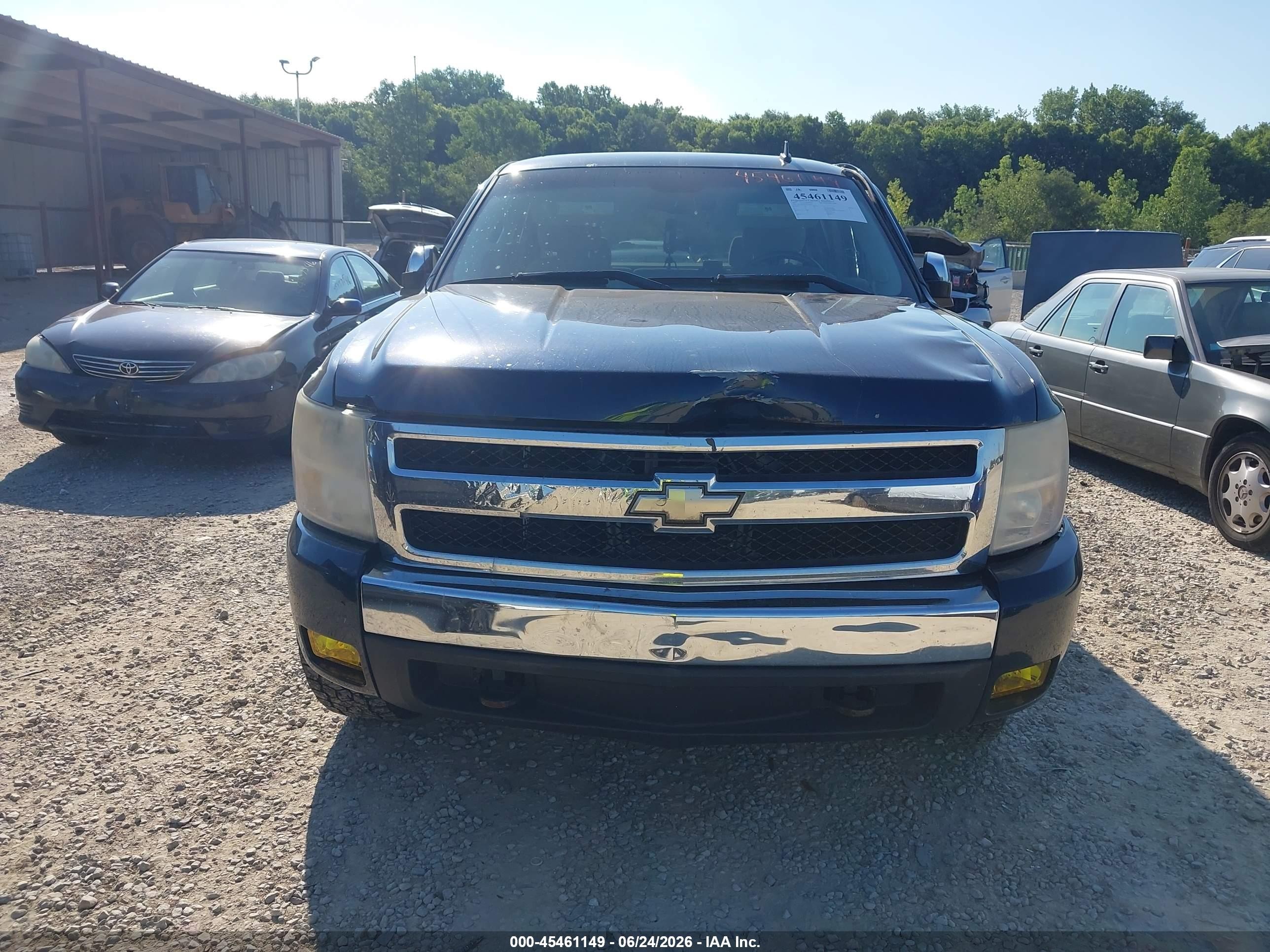2007 Chevrolet Silverado 1500 Lt2 Blue vin: 2GCEK19JX71719210