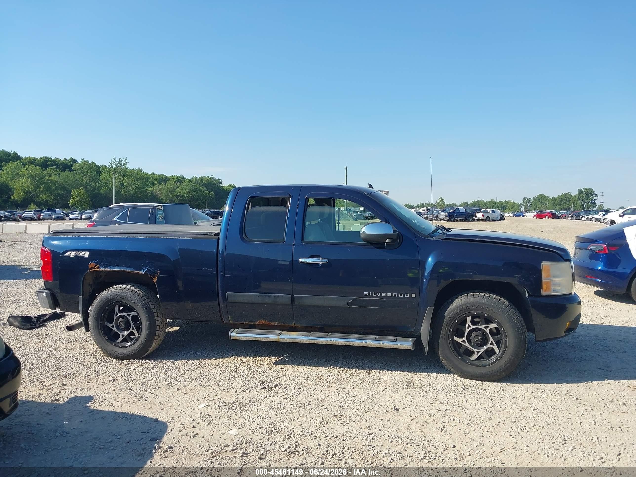 2007 Chevrolet Silverado 1500 Lt2 Blue vin: 2GCEK19JX71719210