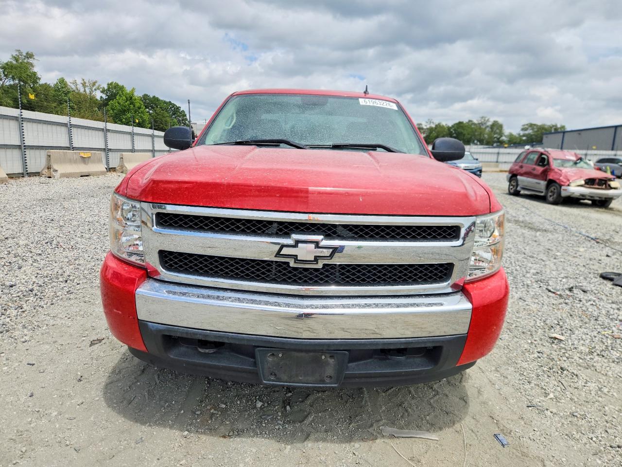 2008 Chevrolet Silverado K1500 Red vin: 2GCEK19JX81272623