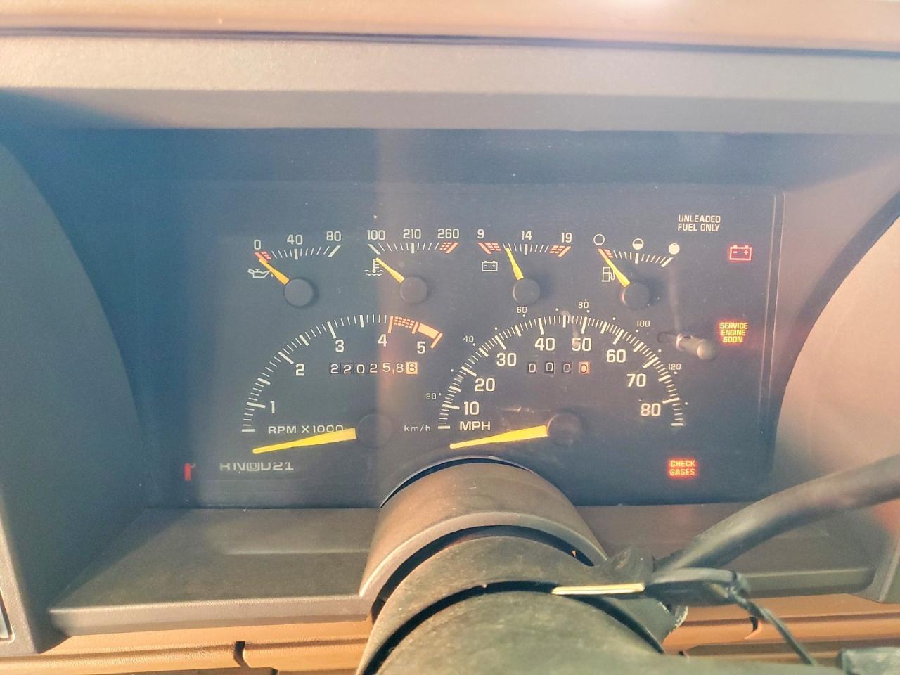 1994 Chevrolet Gmt-400 K1500 Brown vin: 2GCEK19K0R1158057