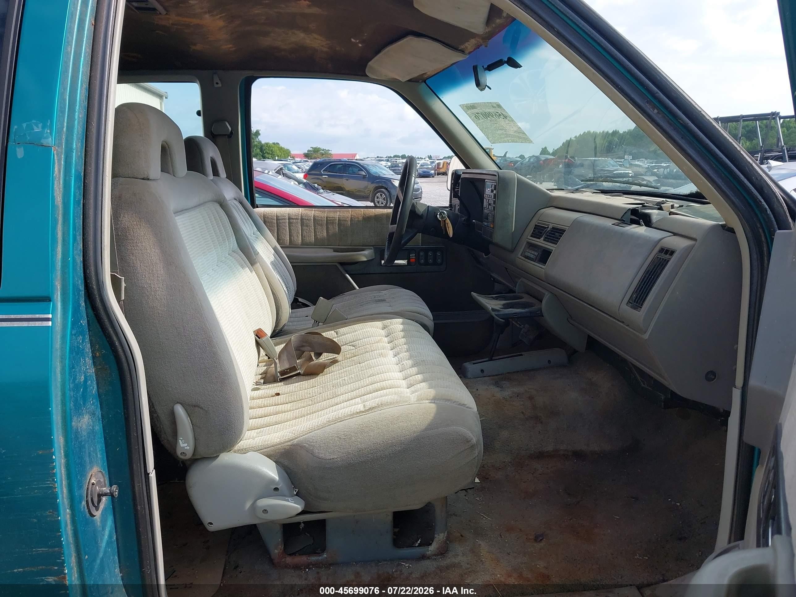 1994 Chevrolet Gmt-400 K1500 Green vin: 2GCEK19K1R1307821