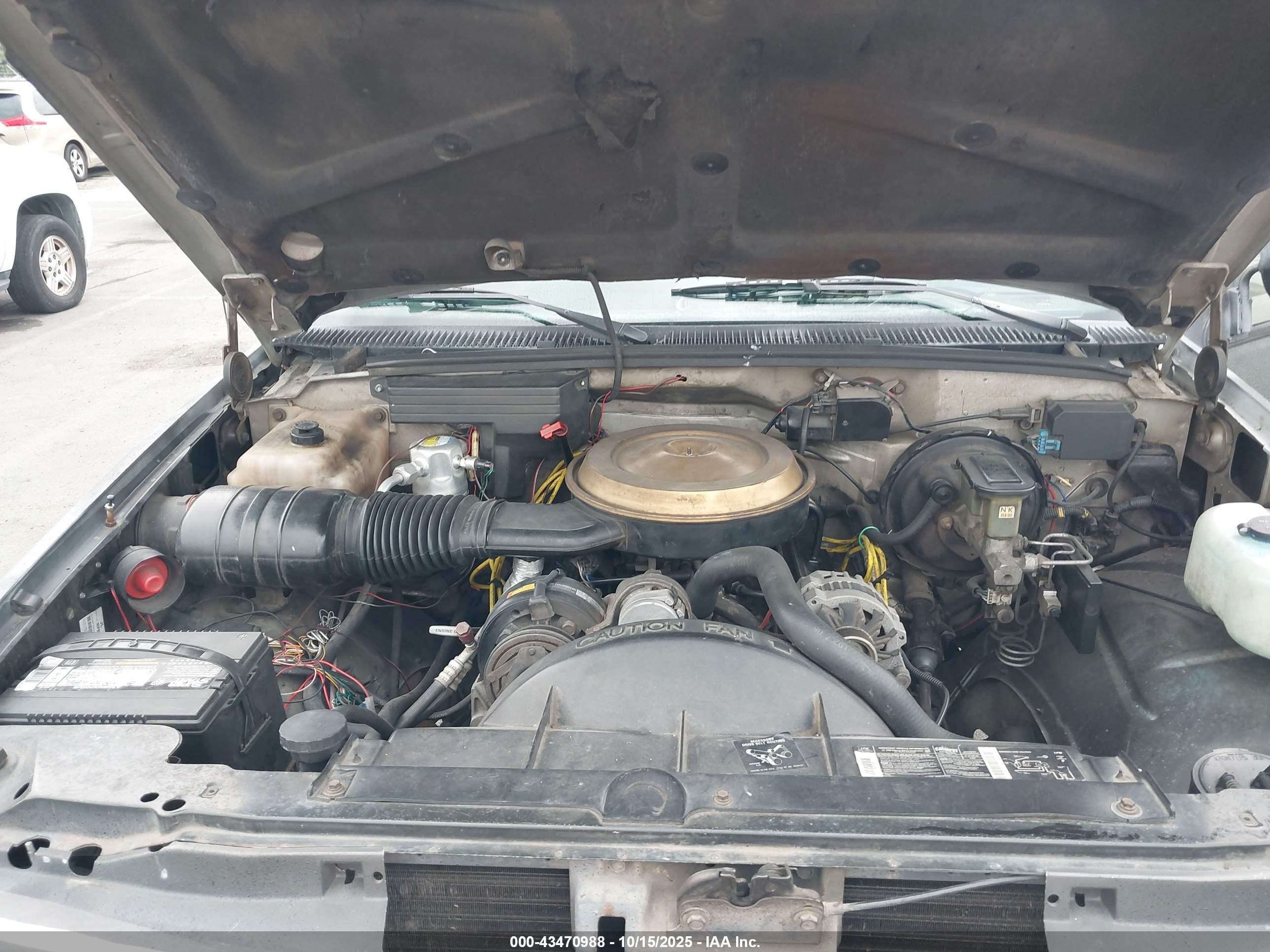 1991 Chevrolet Gmt-400 K1500 Gray vin: 2GCEK19K2M1146579
