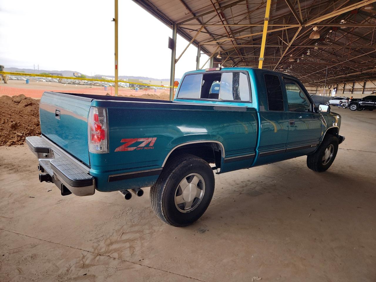 1995 Chevrolet Gmt-400 K1500 Green vin: 2GCEK19K3S1142974