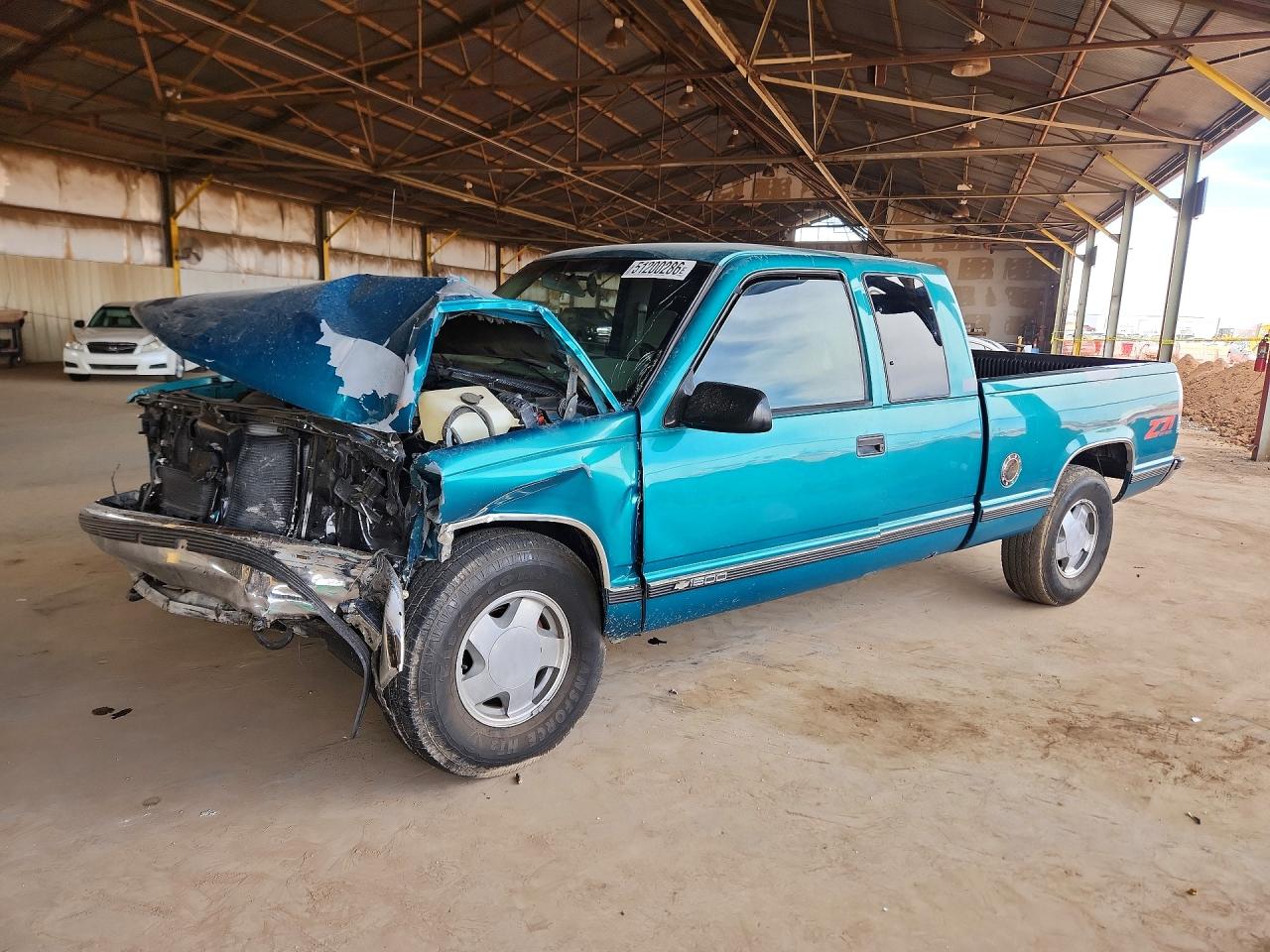 1995 Chevrolet Gmt-400 K1500 Зеленый vin: 2GCEK19K3S1142974
