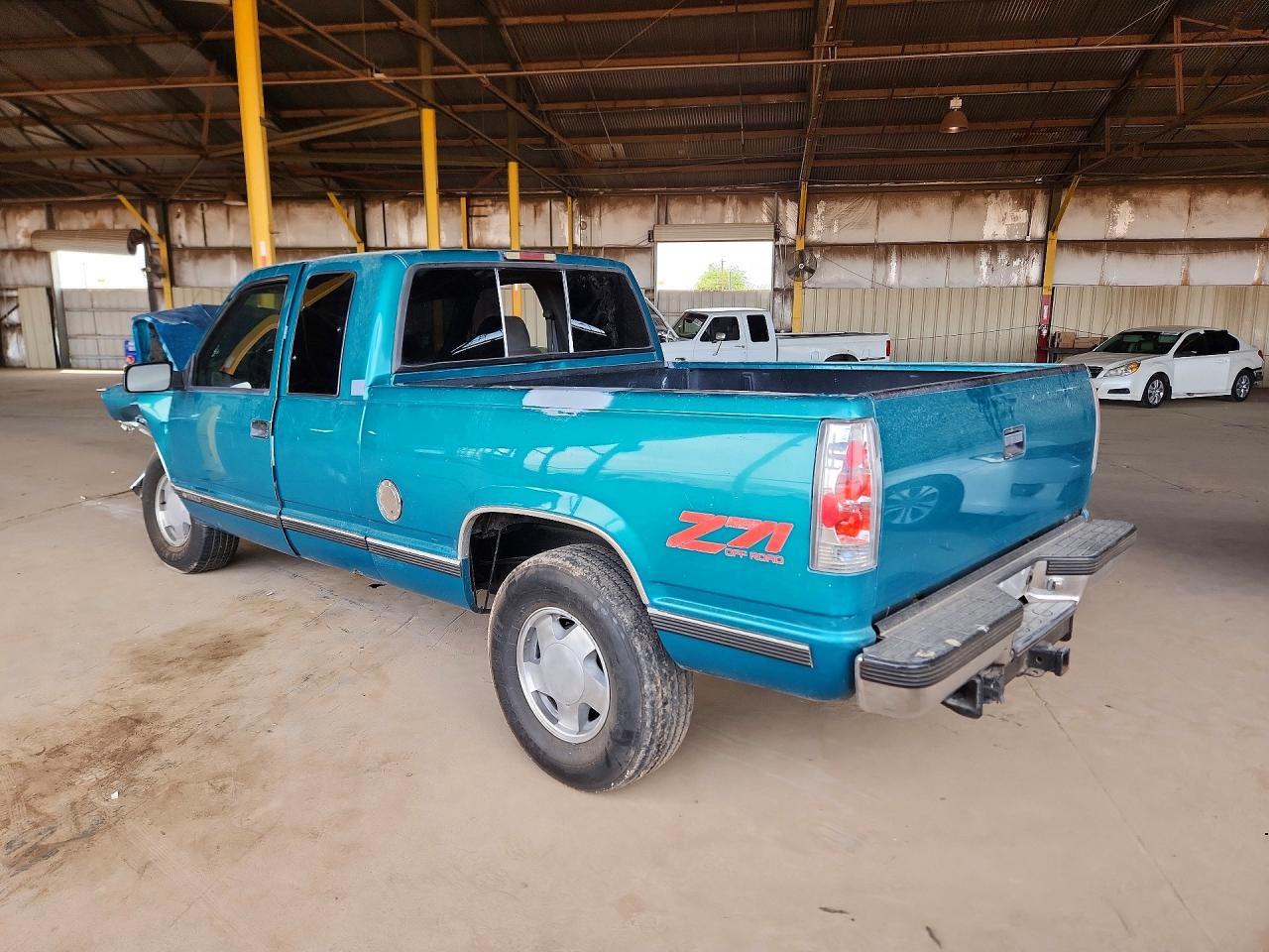 1995 Chevrolet Gmt-400 K1500 Green vin: 2GCEK19K3S1142974