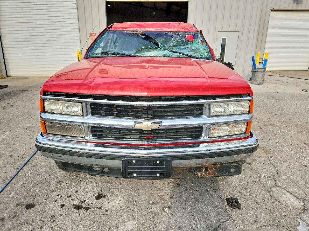 1995 Chevrolet Gmt-400 K1500 Red vin: 2GCEK19K5S1232577