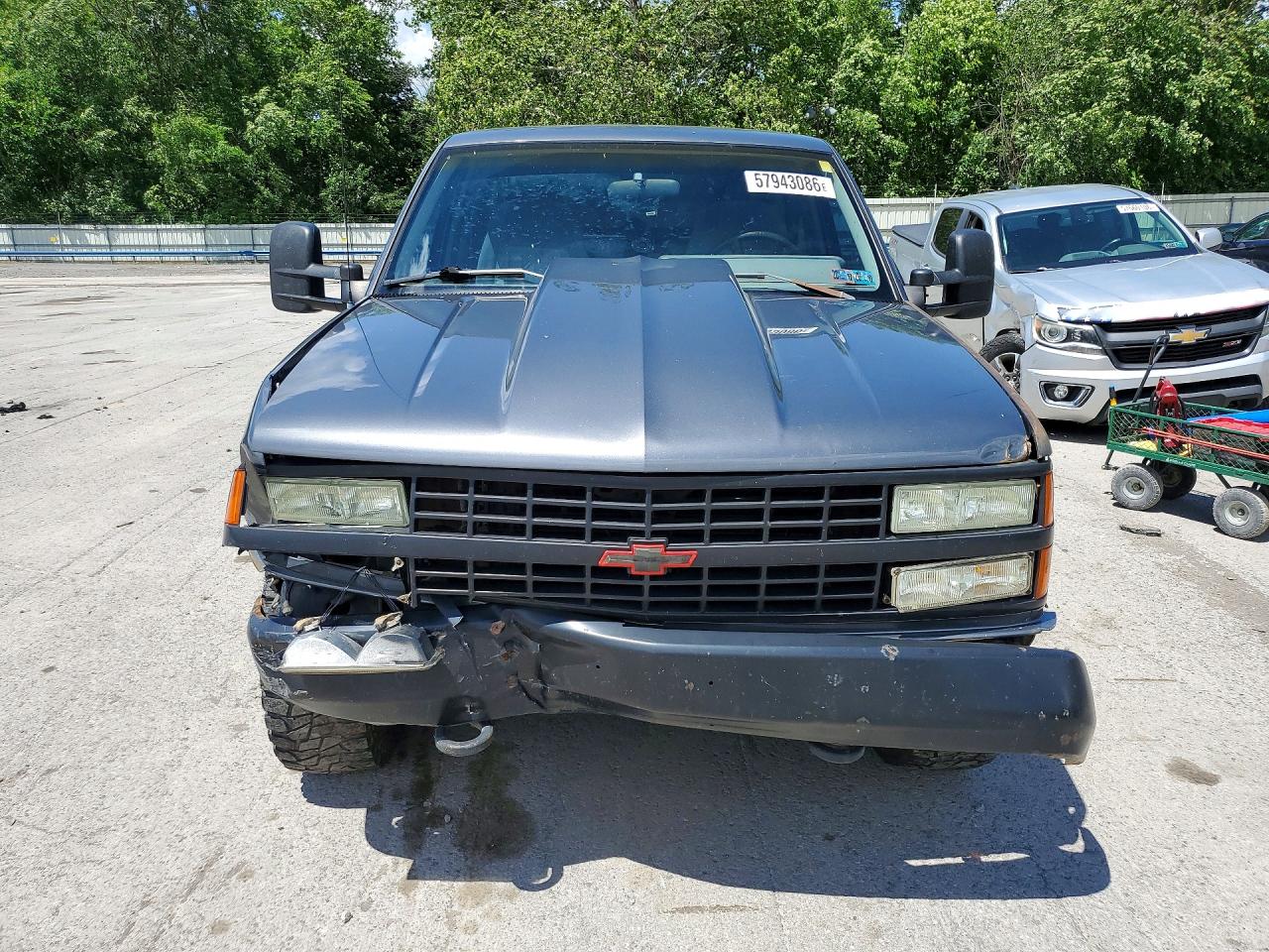 1992 Chevrolet Gmt-400 K1500 Gray vin: 2GCEK19K6N1251434