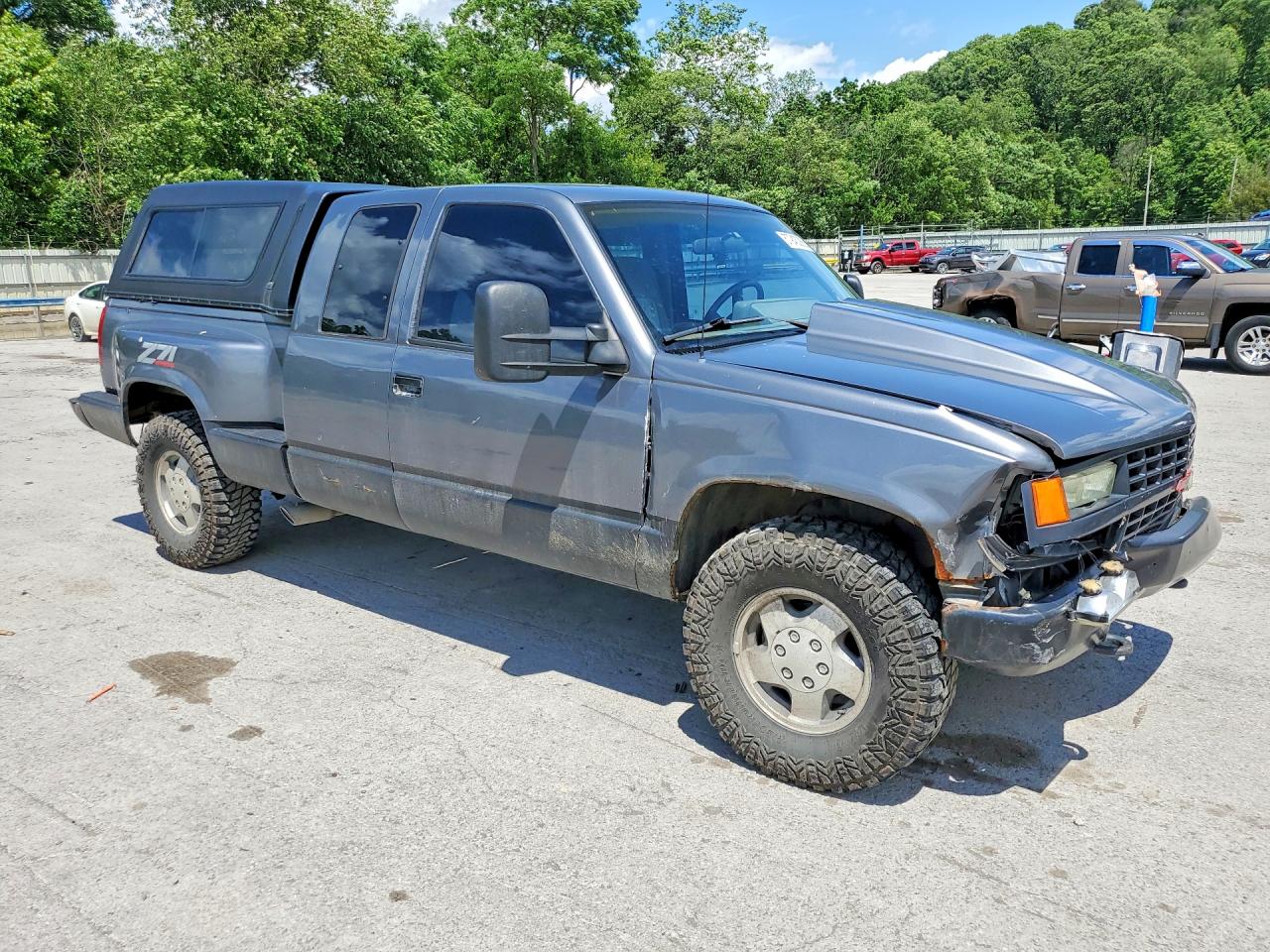 1992 Chevrolet Gmt-400 K1500 Gray vin: 2GCEK19K6N1251434