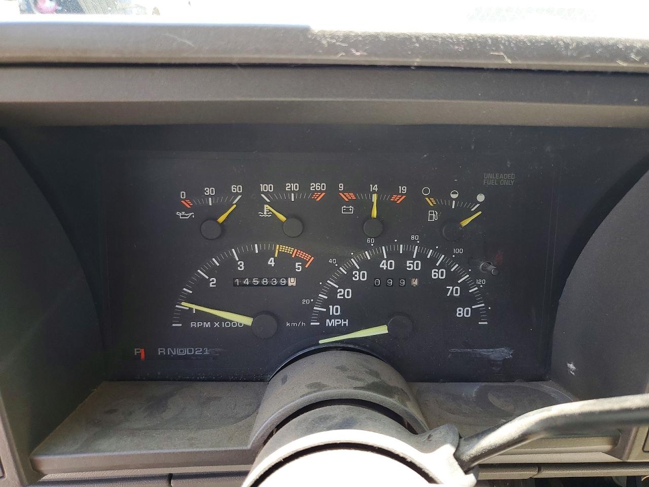 1992 Chevrolet Gmt-400 K1500 Gray vin: 2GCEK19K6N1251434